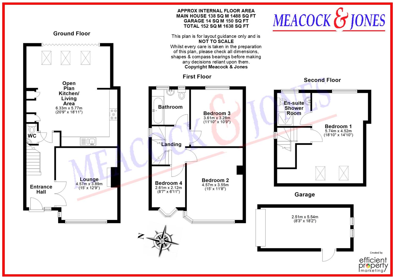 1A, Friars Avenue, Brentwood floorplan