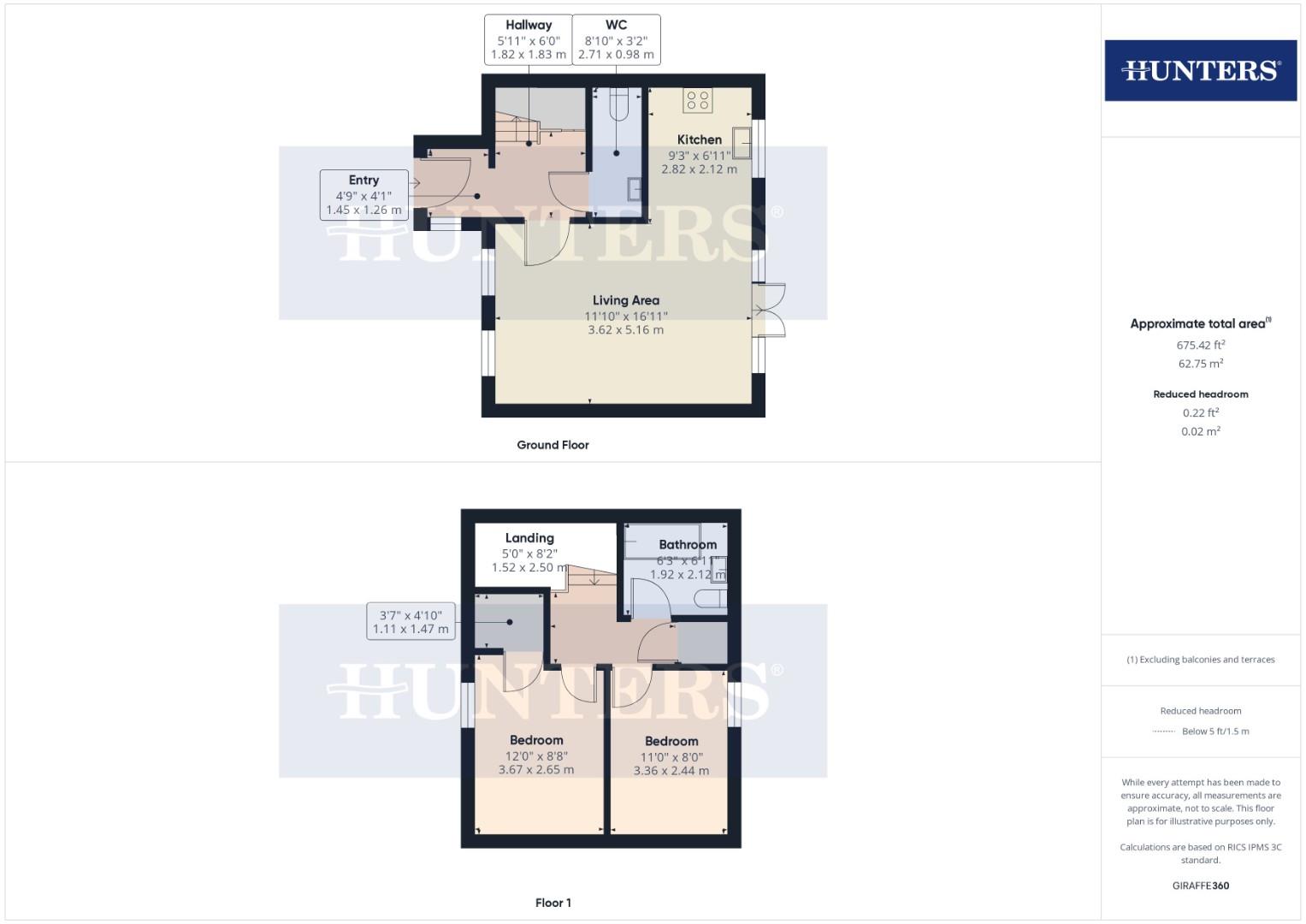 7 Trinity Way, The Bay, Filey floorplan