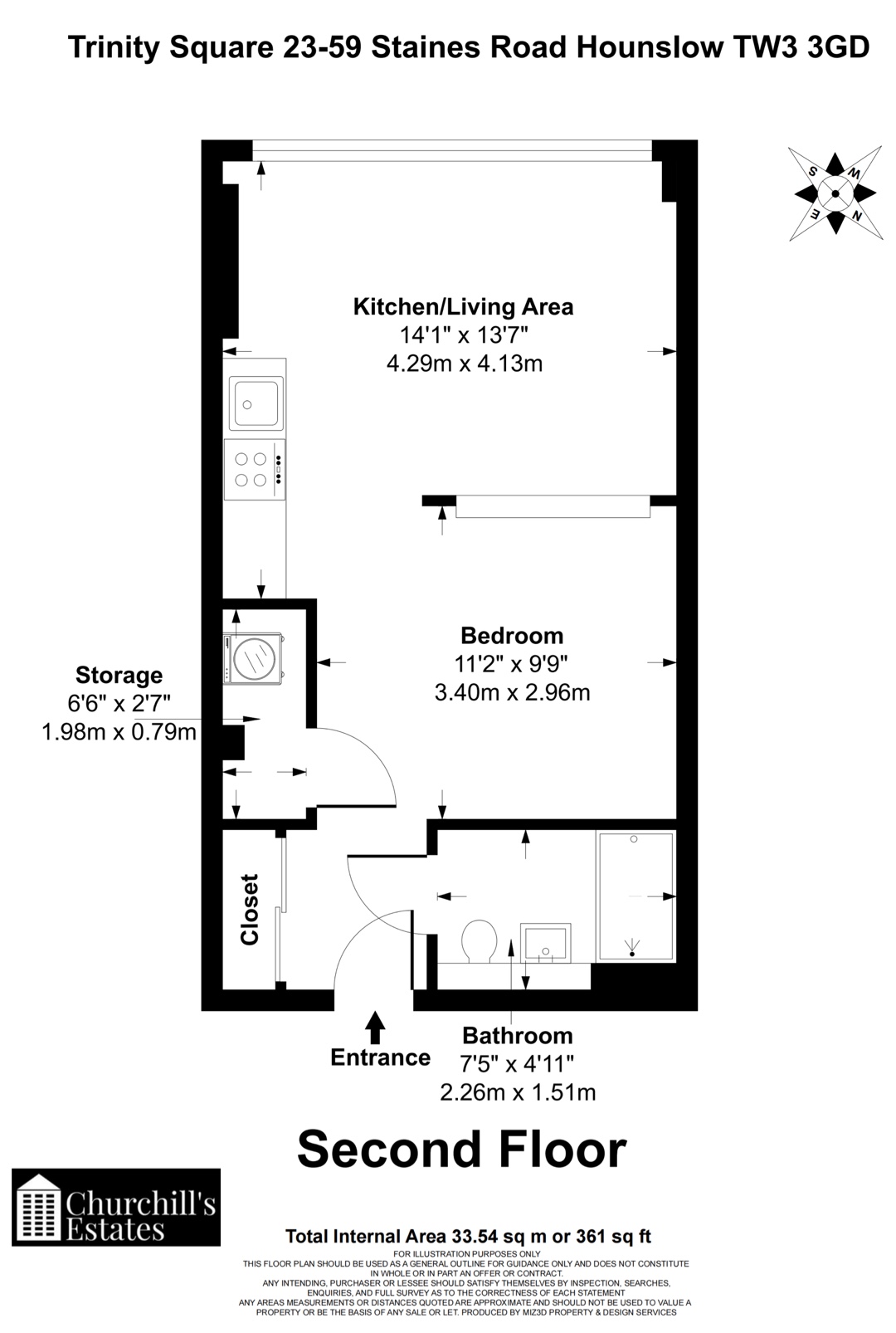 70 Trinity Square floorplan