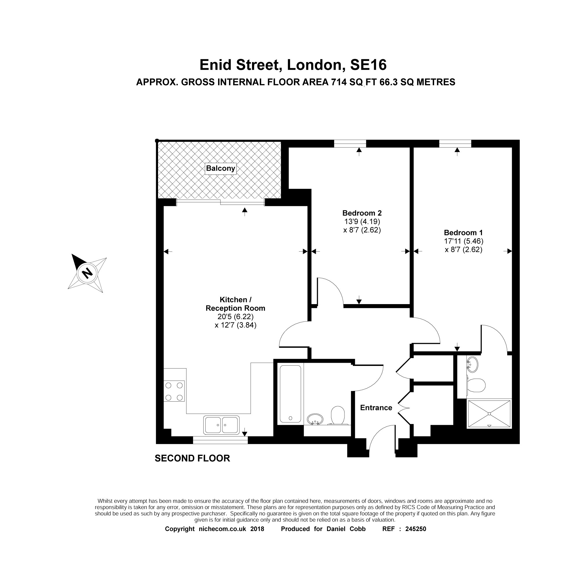2 Bedrooms Flat for sale in Bolanachi Building, Enid Street SE16