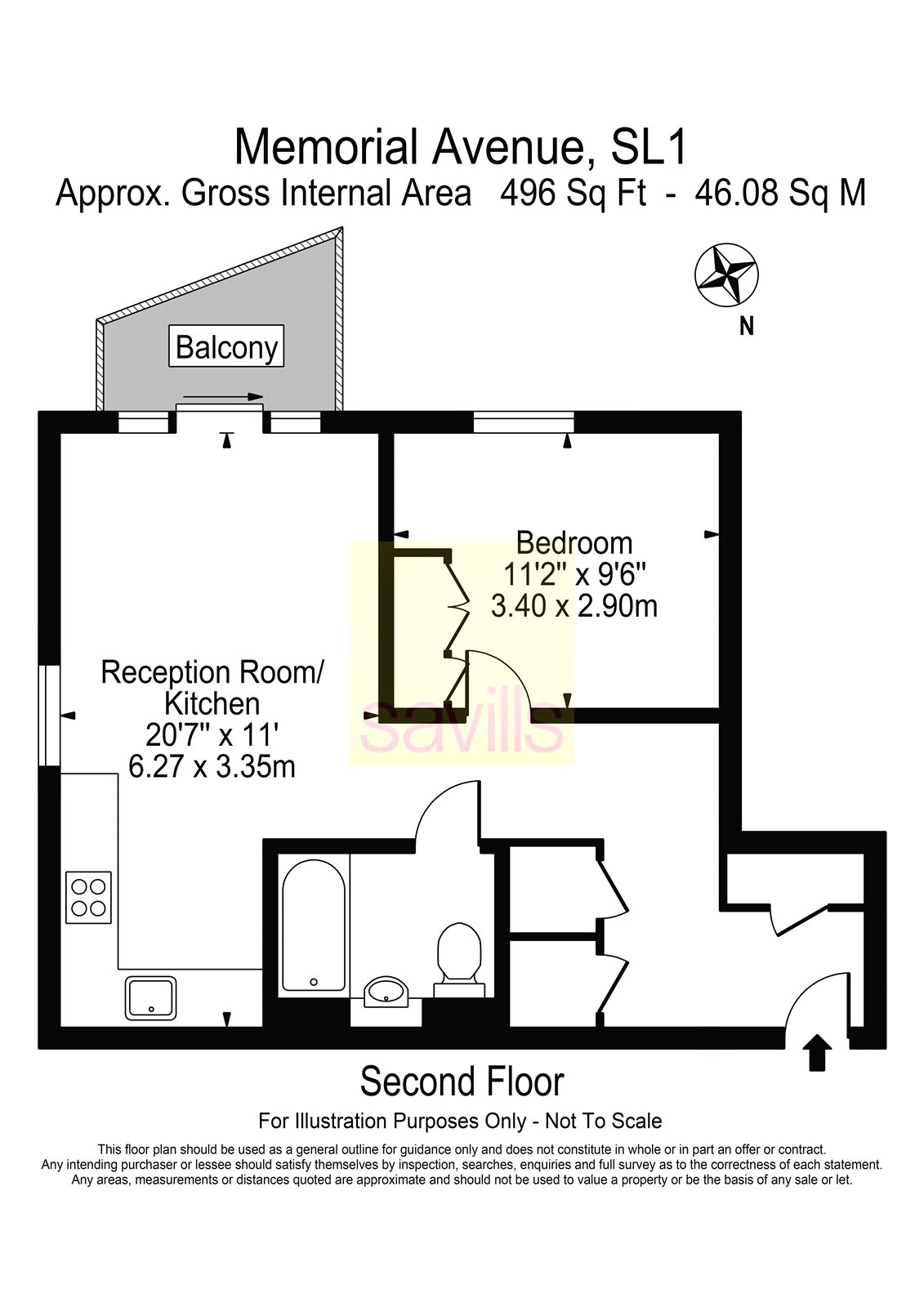 Flat 12,, Artesian House, Slough floorplan