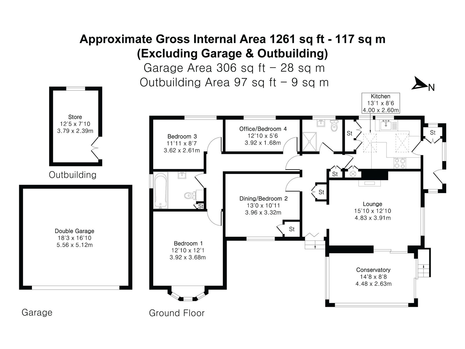 3, Manor Gardens, Kingsbridge floorplan