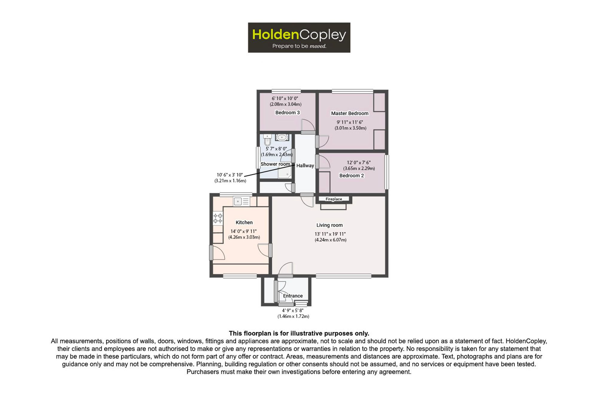 4 Moss Rise, Nottingham floorplan