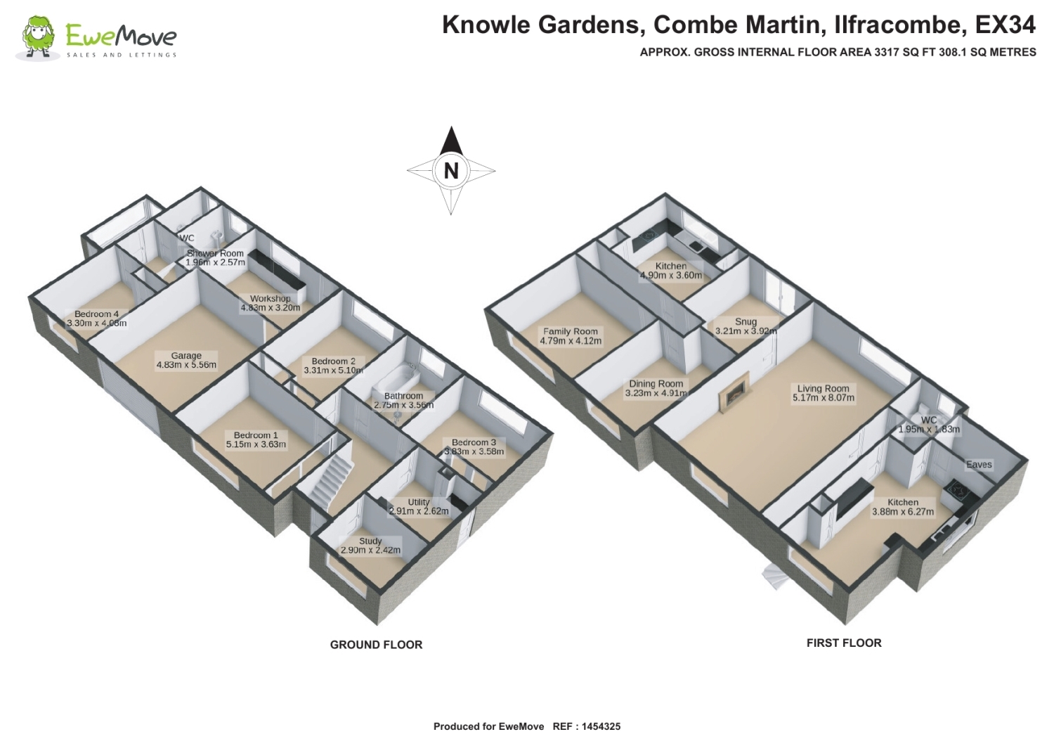 15, Knowle Gardens, Ilfracombe floorplan