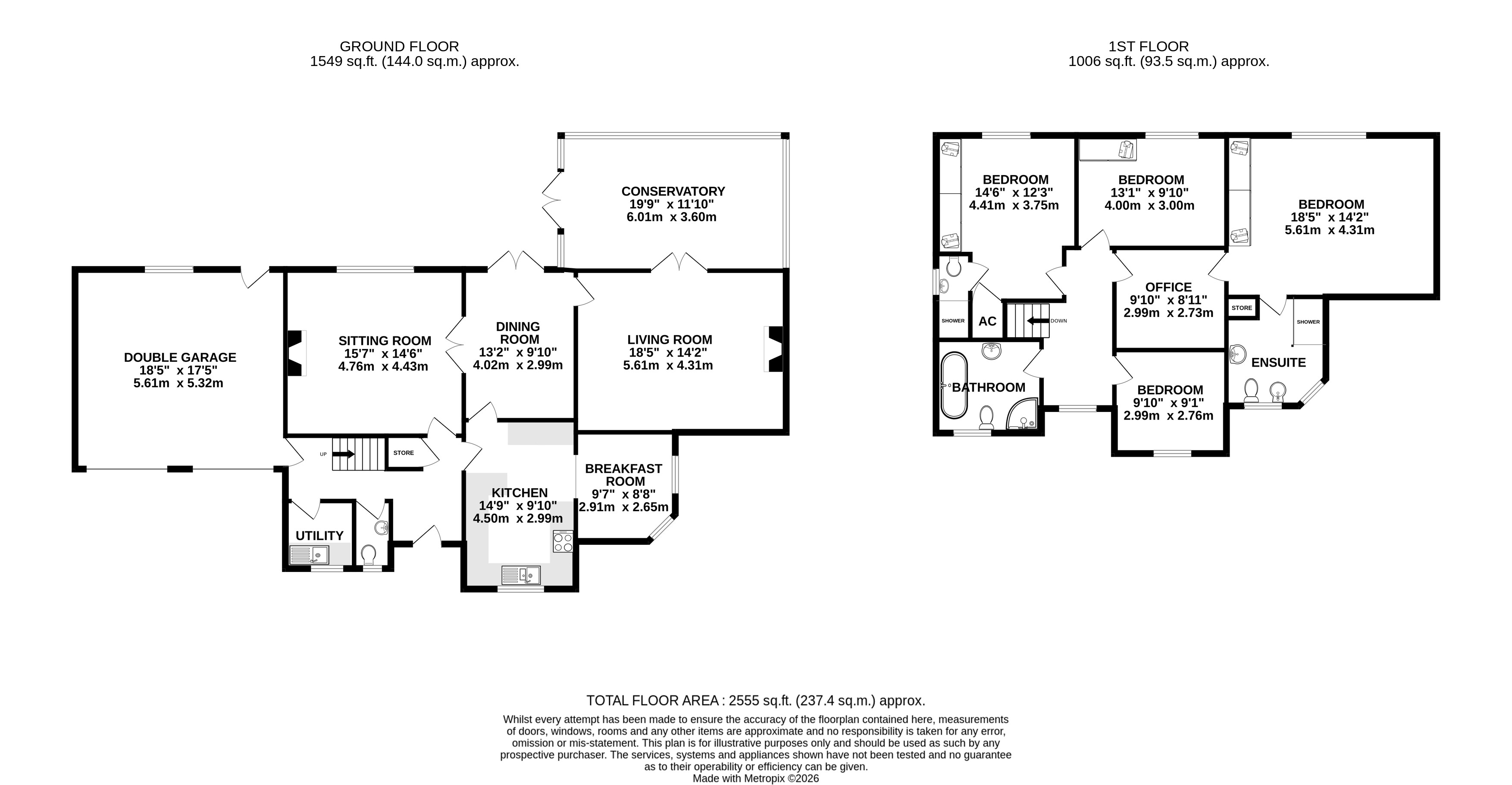 Brackendale,, Hollins Wood Close, Matlock floorplan