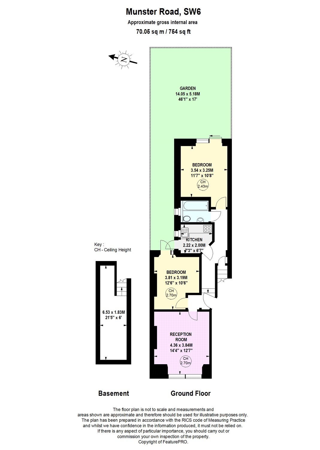 2 Bedrooms Flat to rent in Munster Road, Parsons Green, London SW6