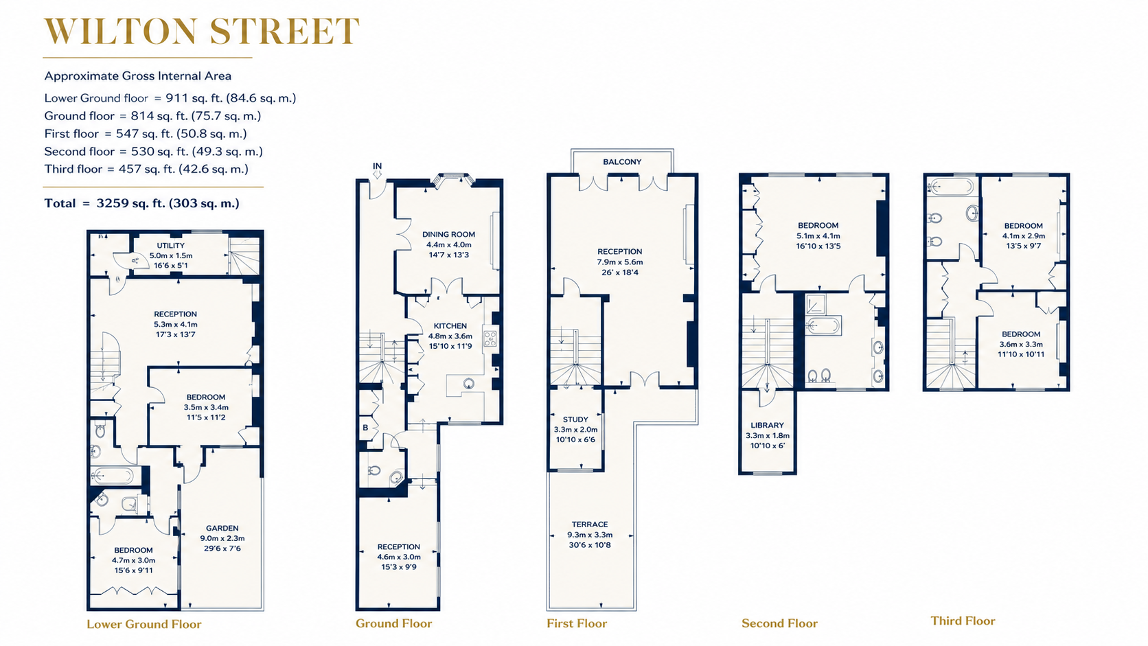 9, Wilton Street, Westminster floorplan