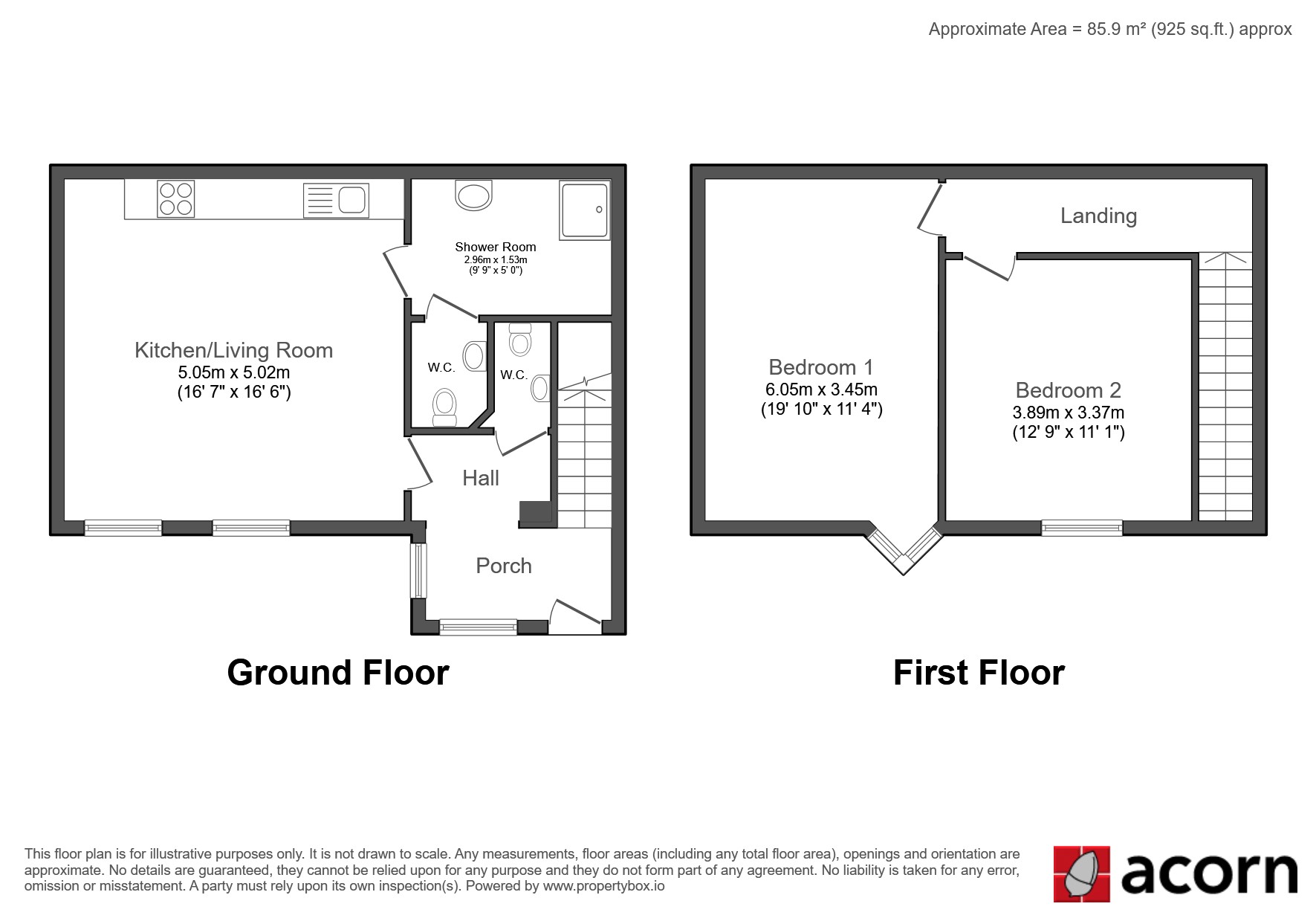 Dennett Road, London floorplan