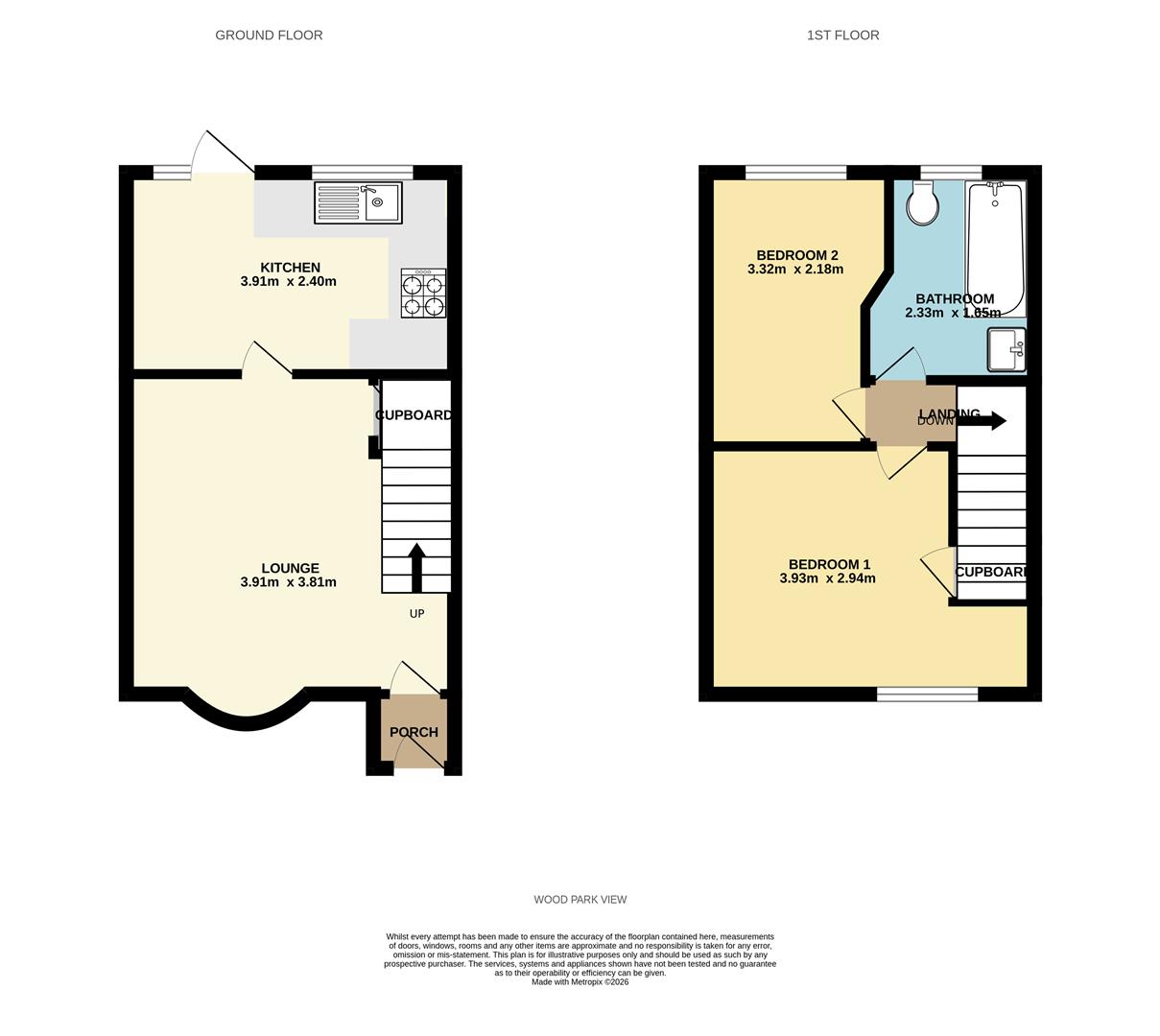 49, Wood Park View, Barnsley floorplan