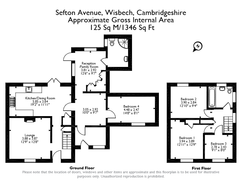 41, Sefton Avenue, Wisbech floorplan