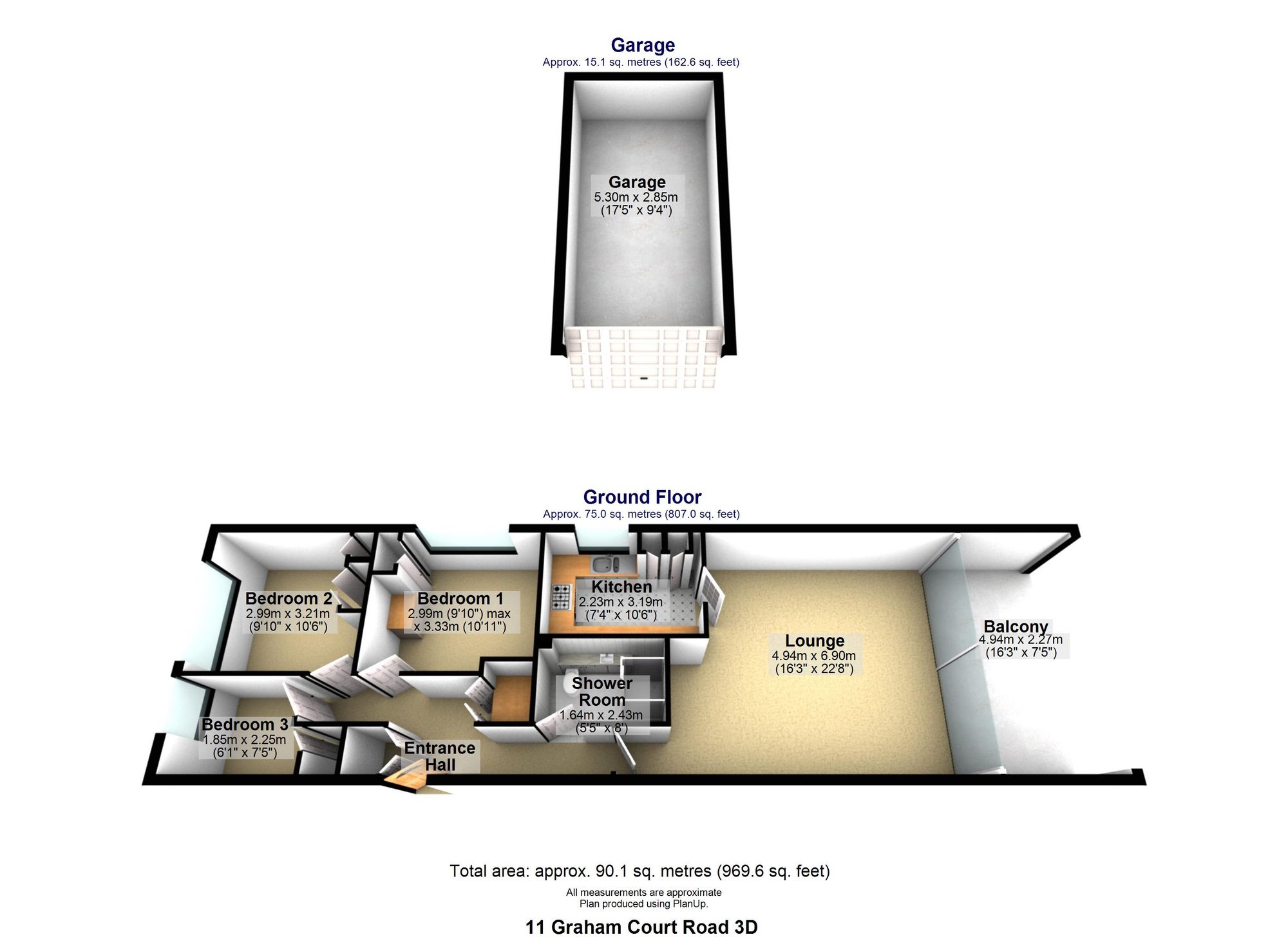 11 Graham Court Graham Road, Sheffield floorplan