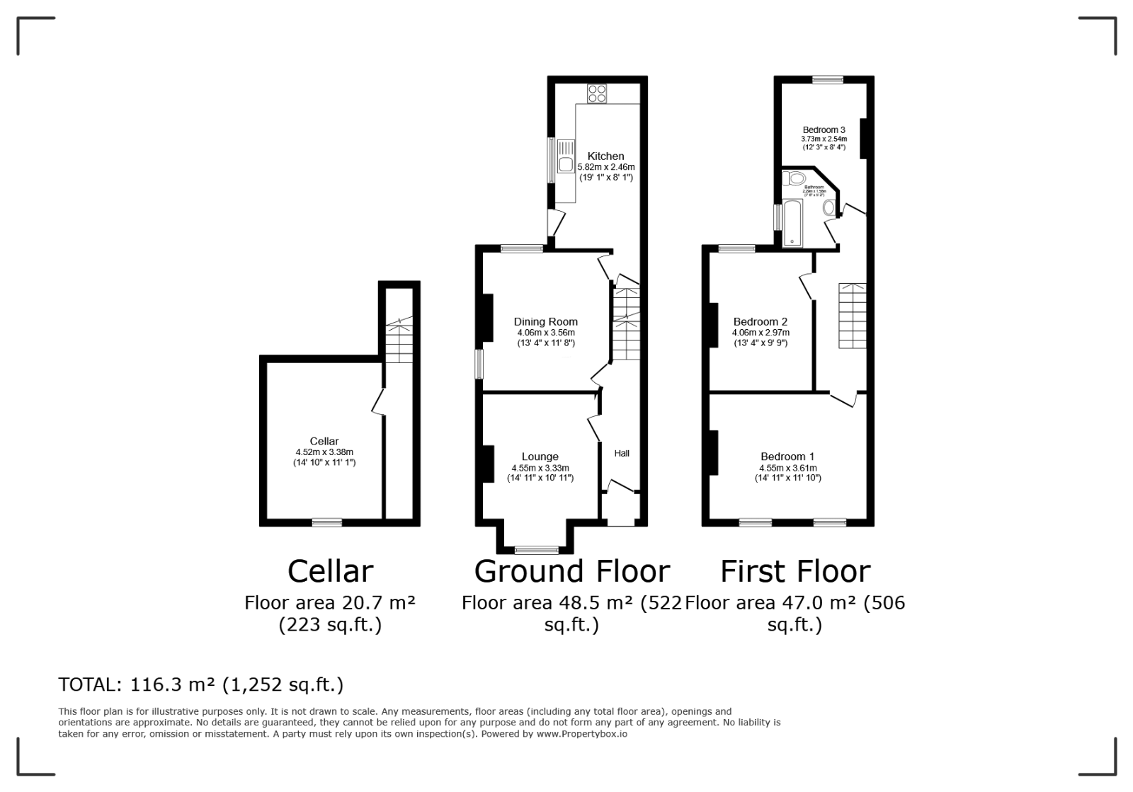 1, Mersey Road, Cheshire floorplan