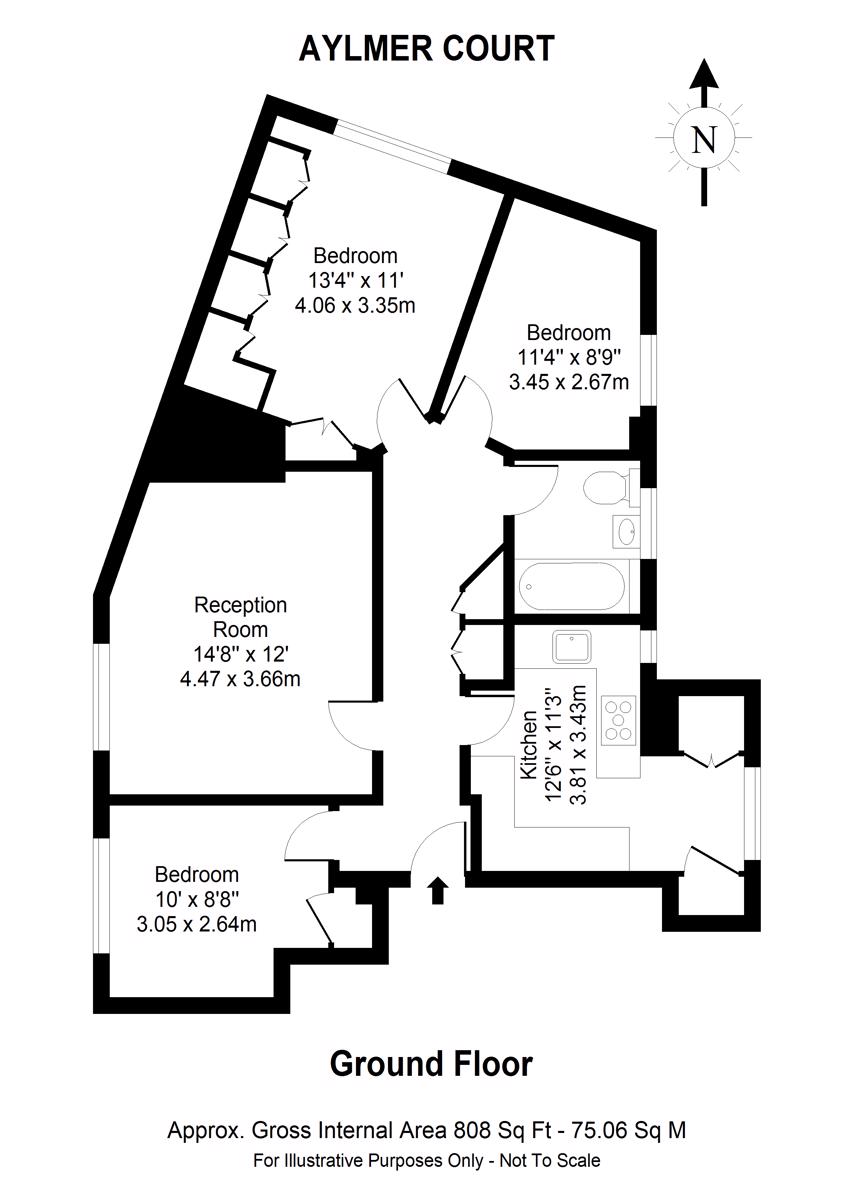 3 Bedrooms Flat to rent in Sheldon Avenue, London N2