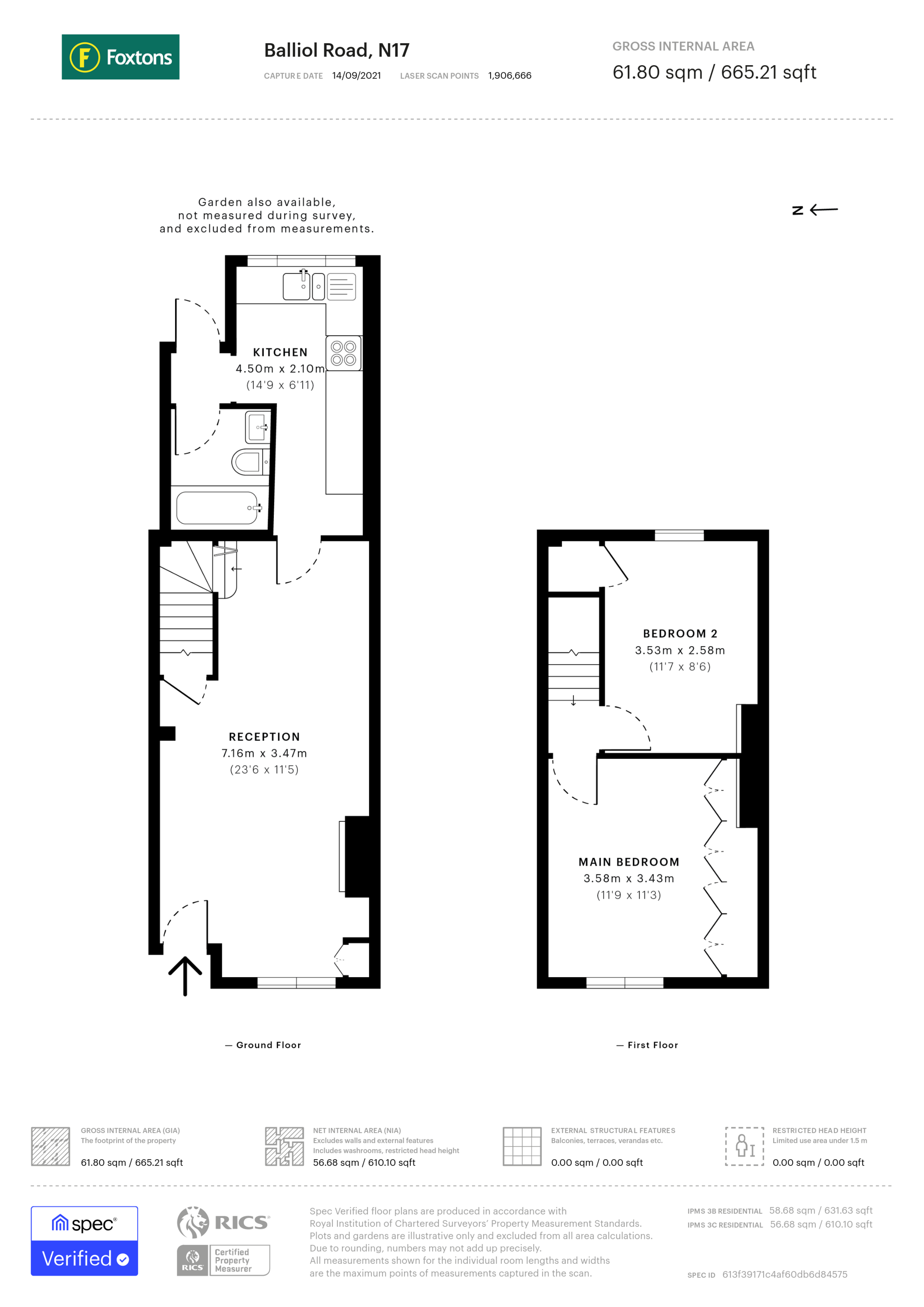 Balliol Road, Tottenham floorplan