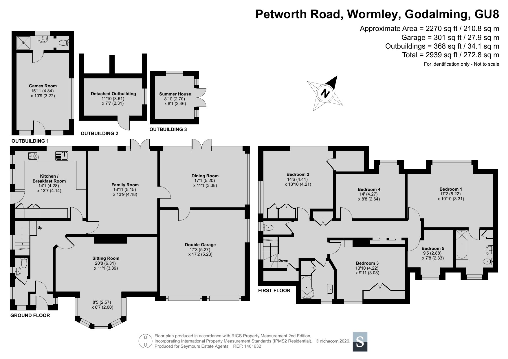 Lorien,, Petworth Road, Godalming floorplan