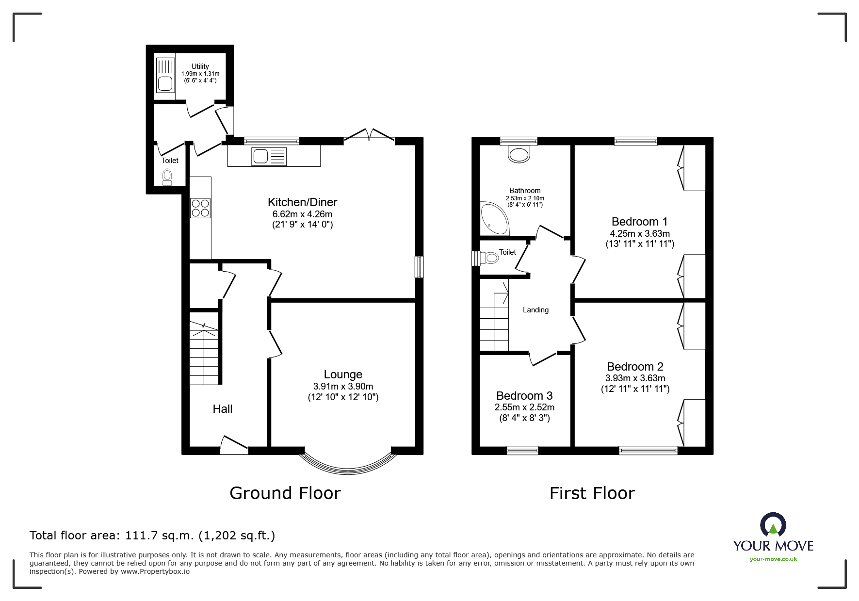 9, Queens Street, Swadlincote floorplan