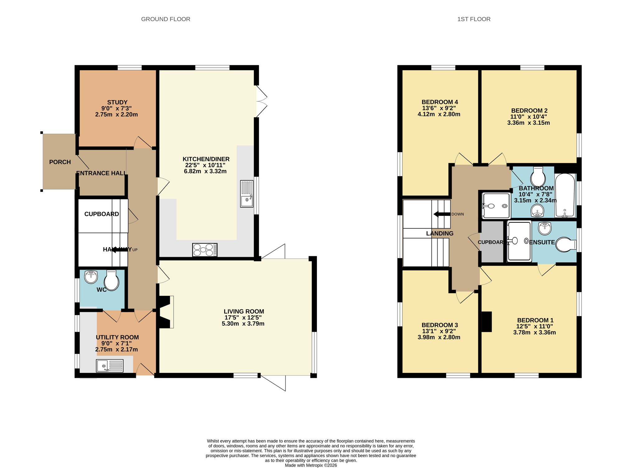 6 Highwaymans Grove, Okehampton floorplan