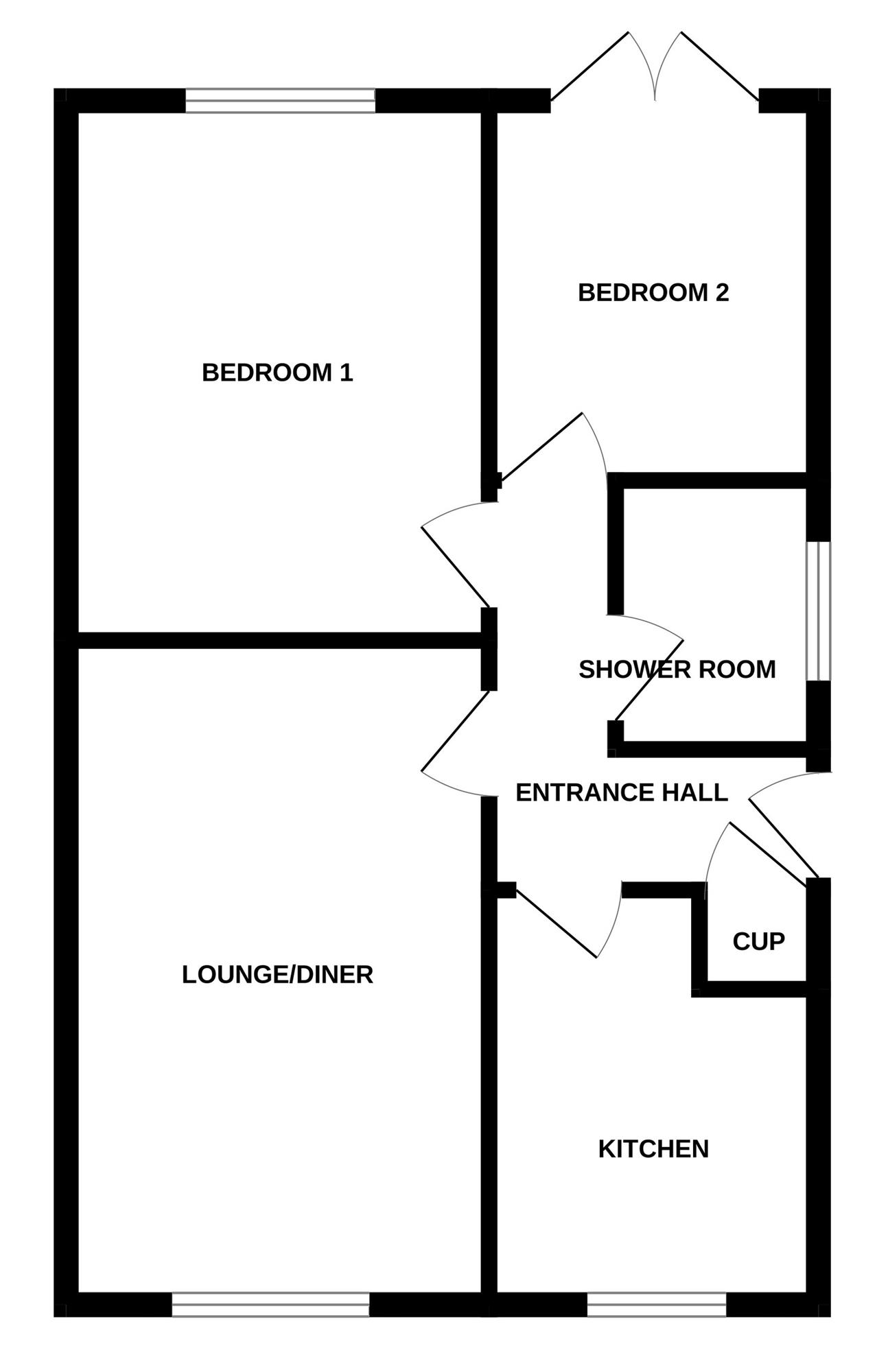 9, Becontree Close, Great Clacton floorplan