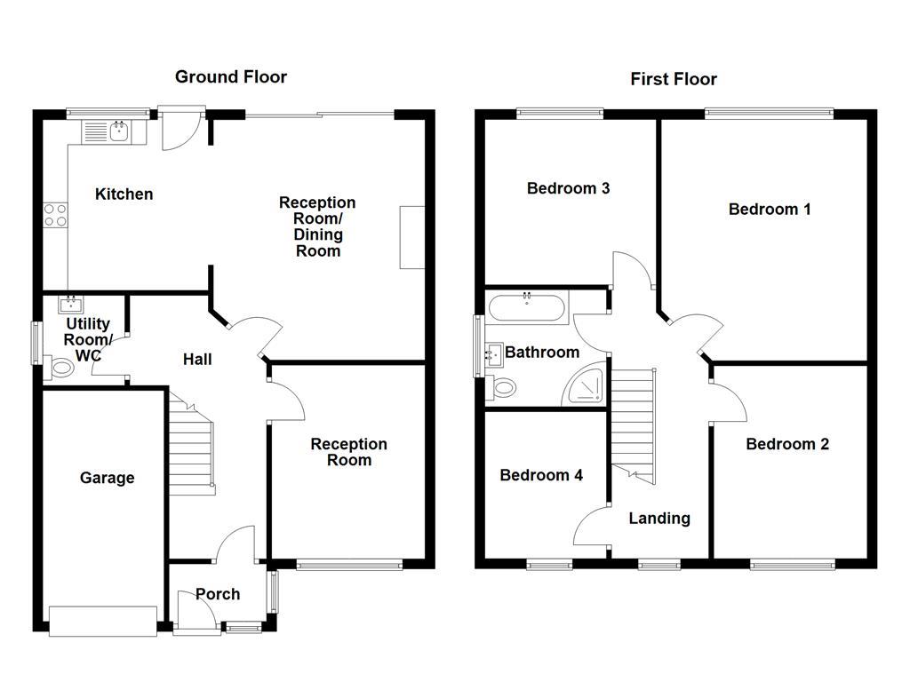 13, Bramley Road, Rochdale floorplan