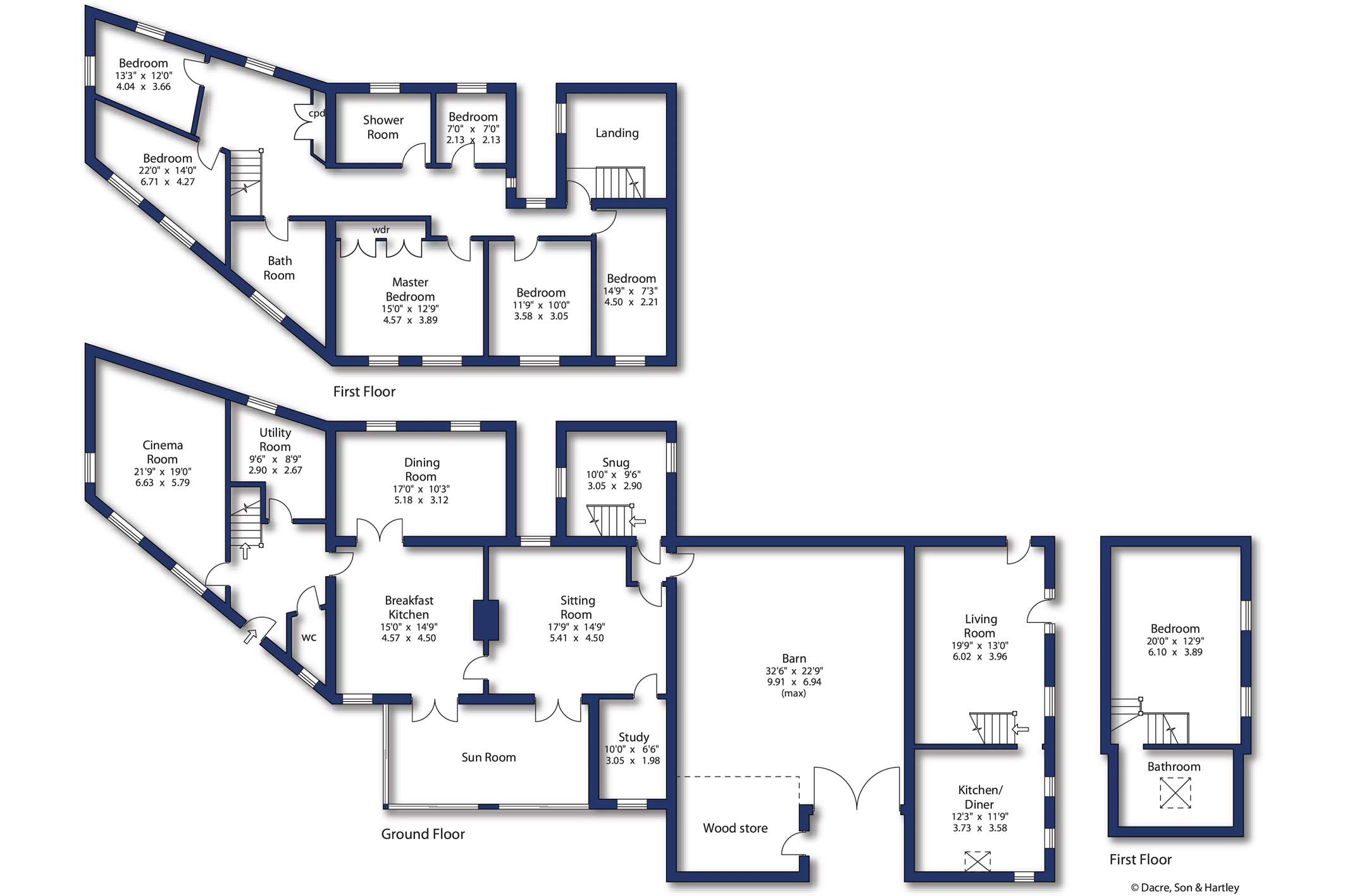 Hainslack Farm, Skipton Old Road, Colne, Lancashire BB8, 6 bedroom semidetached house for sale