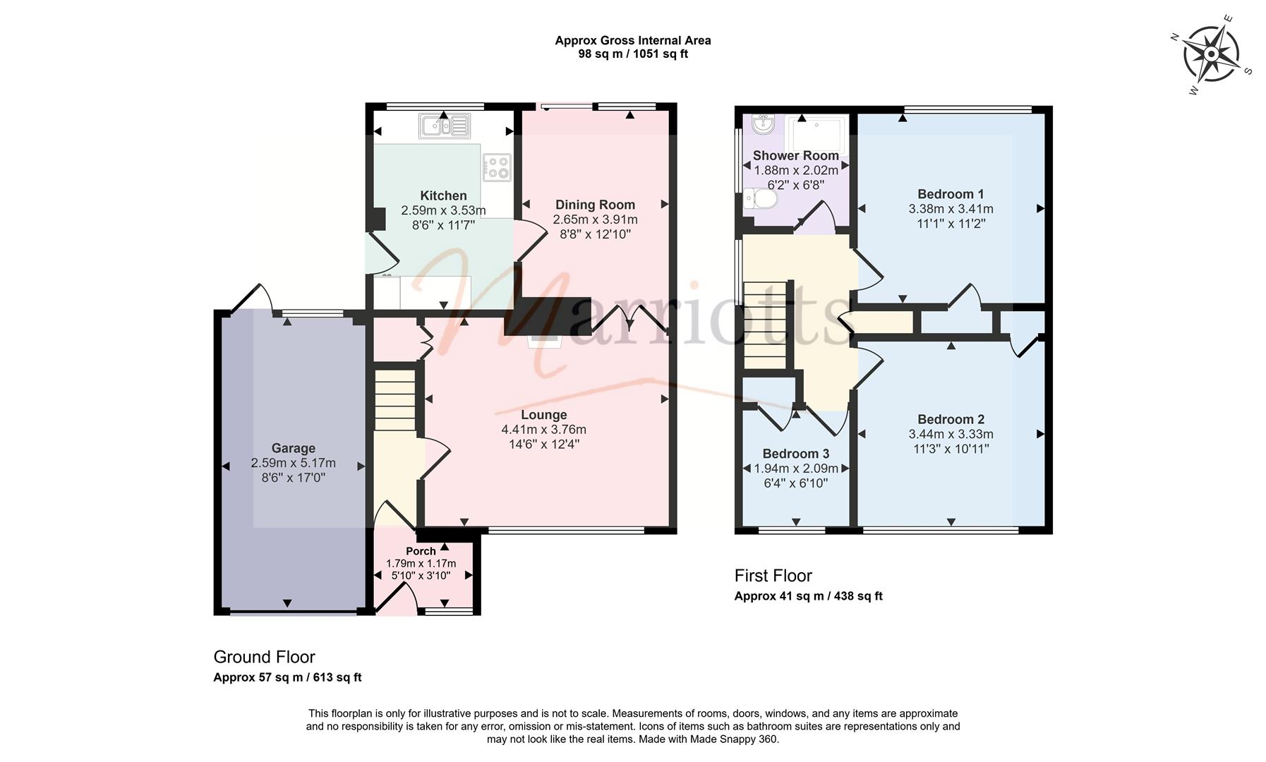 17, Shearing Hill, Nottingham floorplan