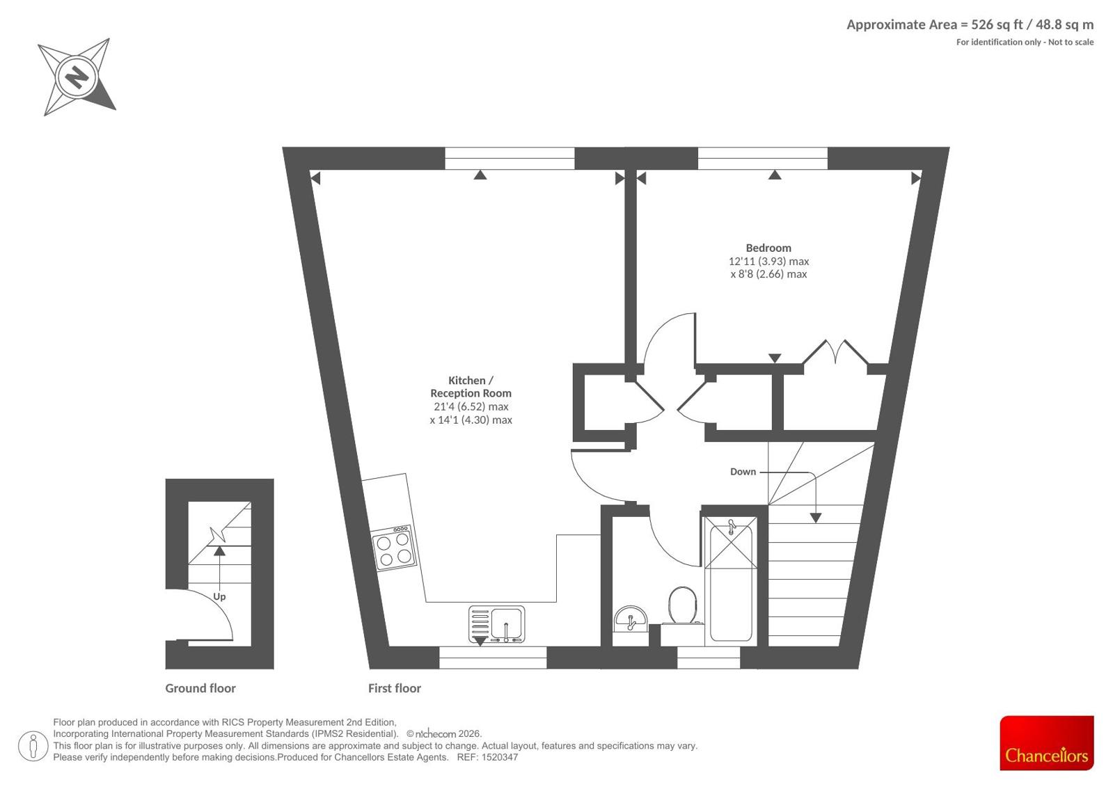 22, Nottingham Close, Surrey floorplan