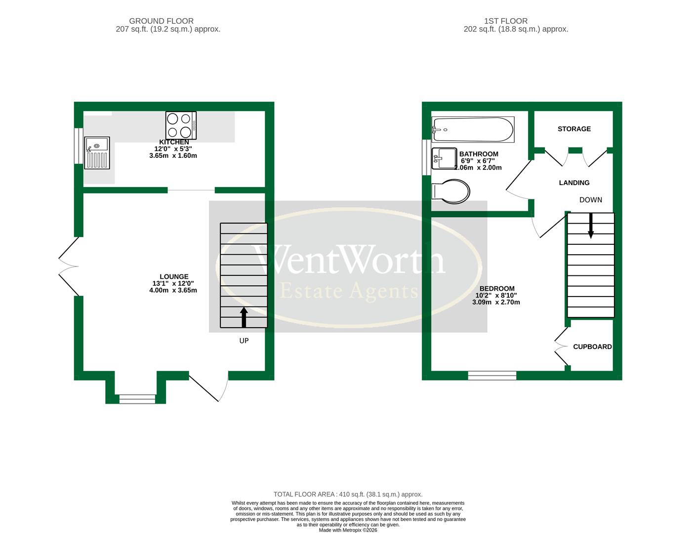 9, Bolwell Close, Twyford floorplan