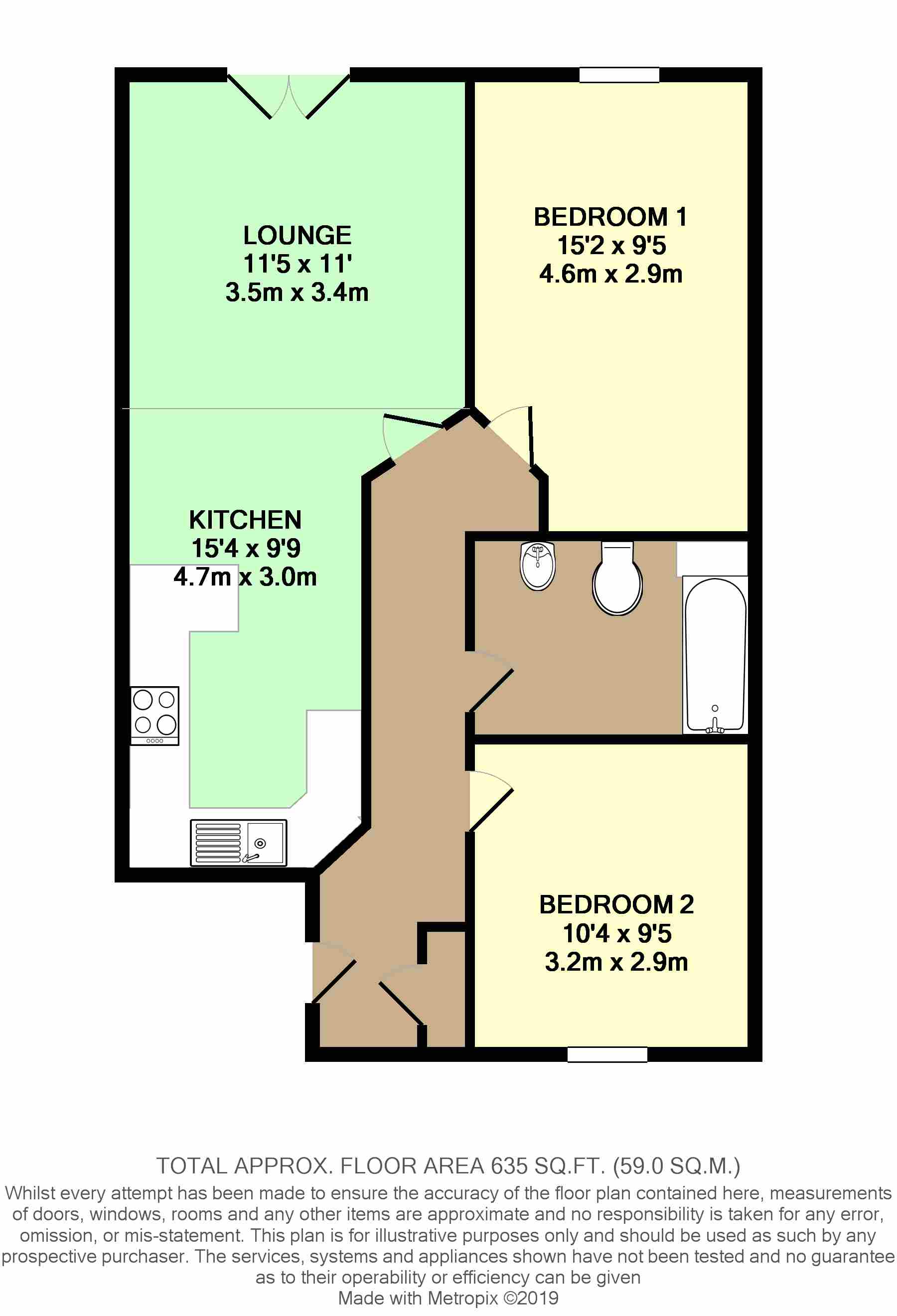 2 Bedrooms Flat for sale in Vesper Road, Leeds, West Yorkshire LS5