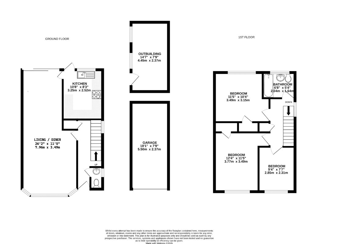 13, Pilgrims Close, Surrey floorplan