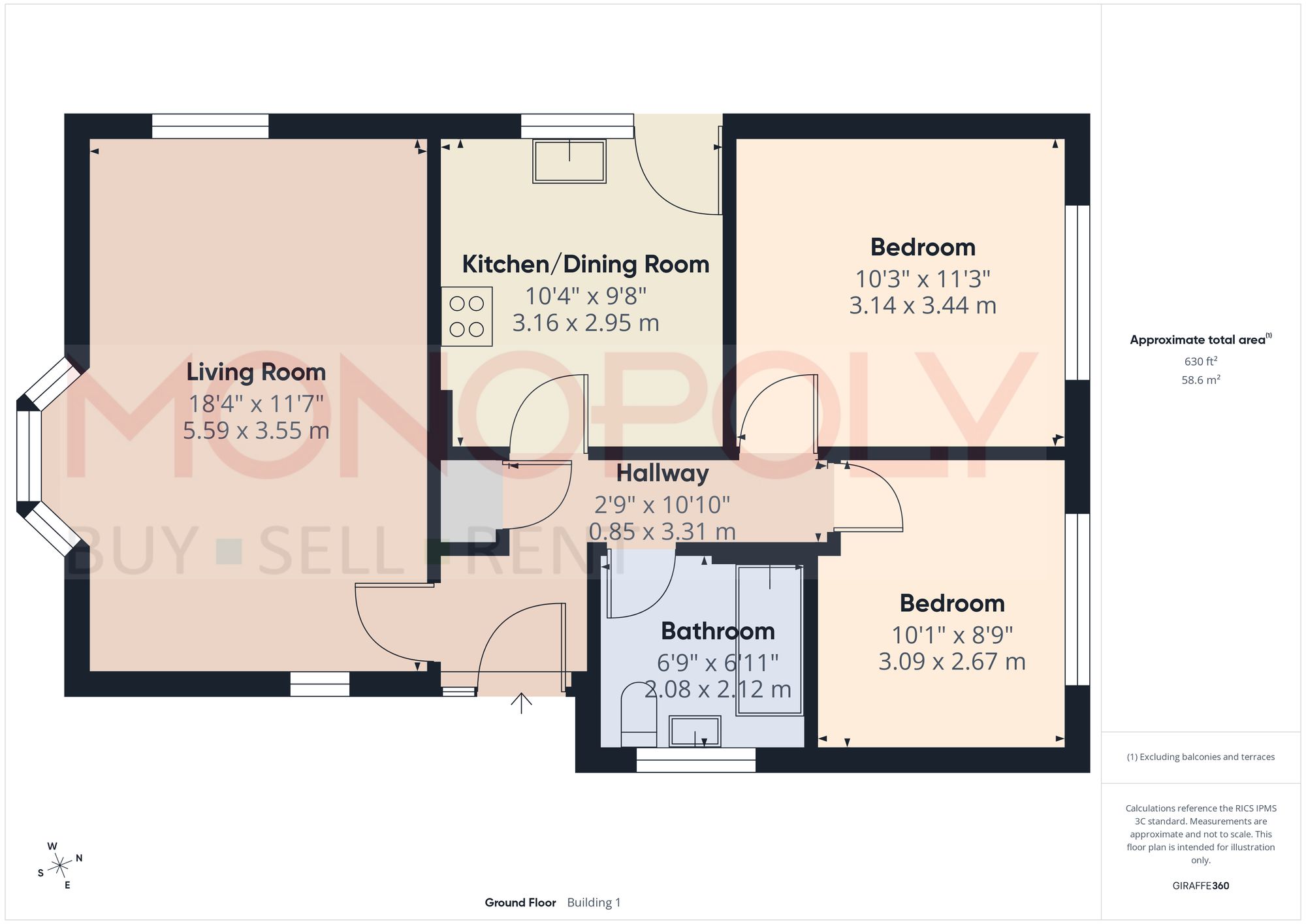 5 Taunton Way Llwyn Onn Park, Wrexham floorplan