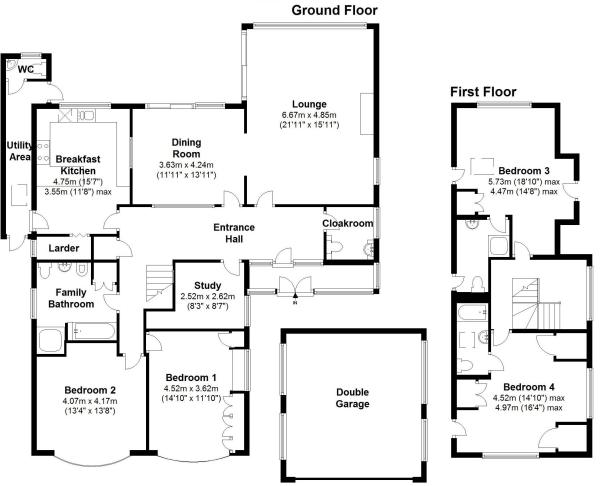 4 Bedrooms Detached bungalow for sale in Woodside Way, Solihull B91