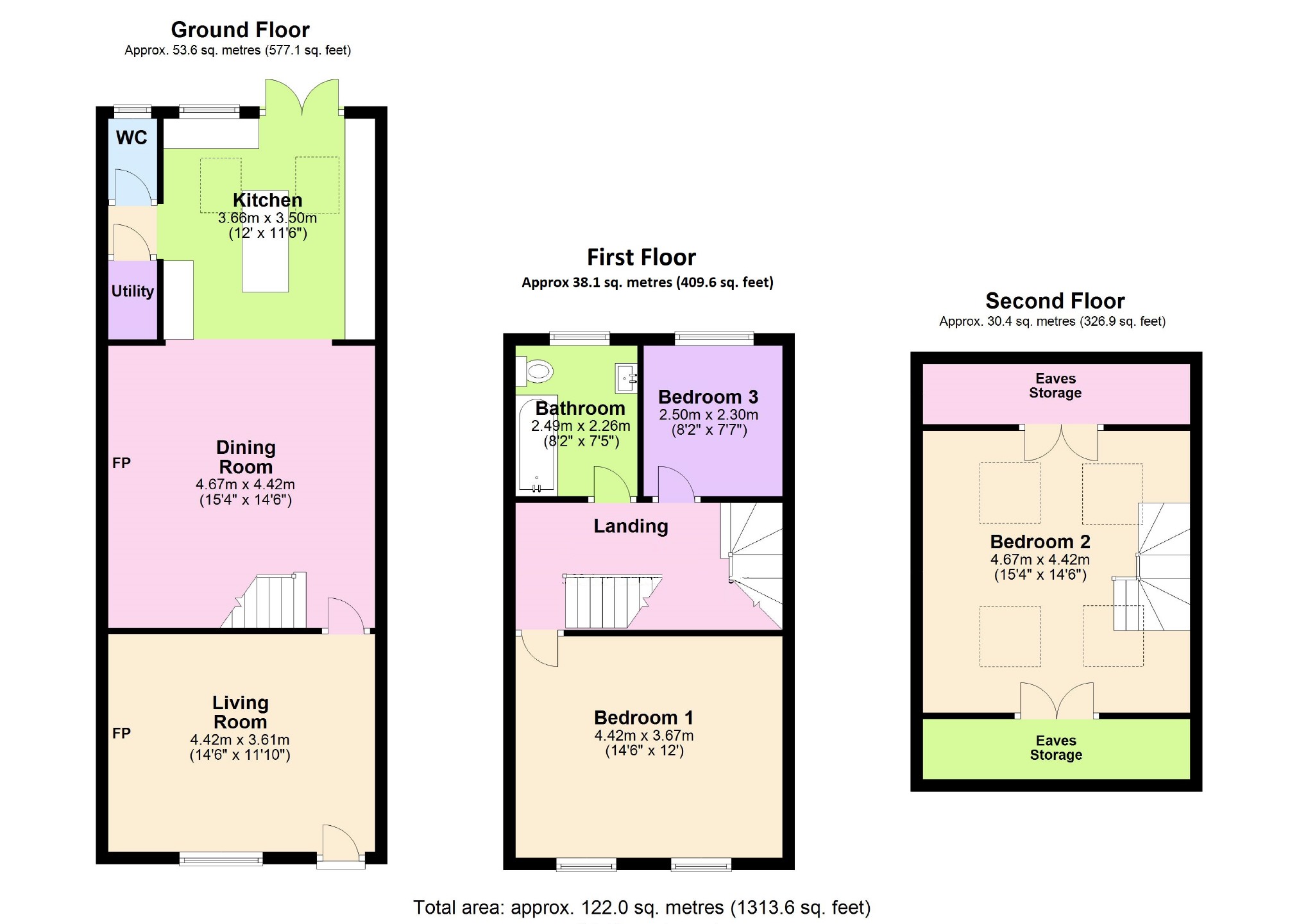 3 Bedrooms Terraced house for sale in Thornton Street, Hertford SG14