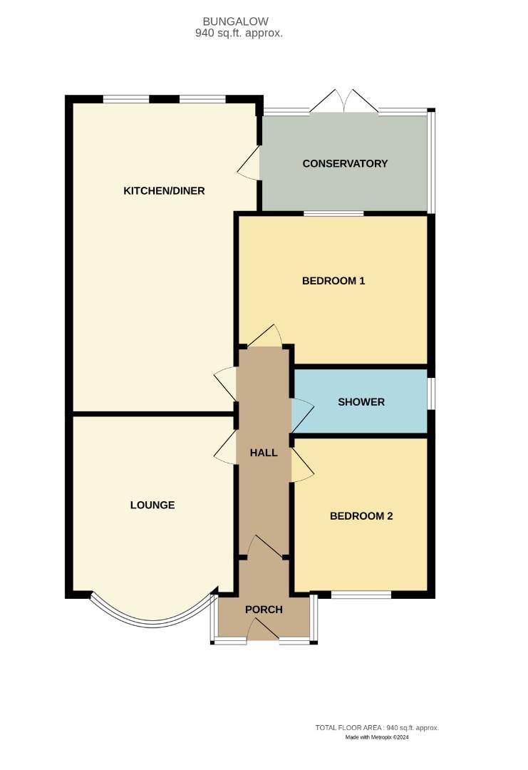 Glenbervie Drive, LeighOnSea SS9, 2 bedroom semidetached bungalow