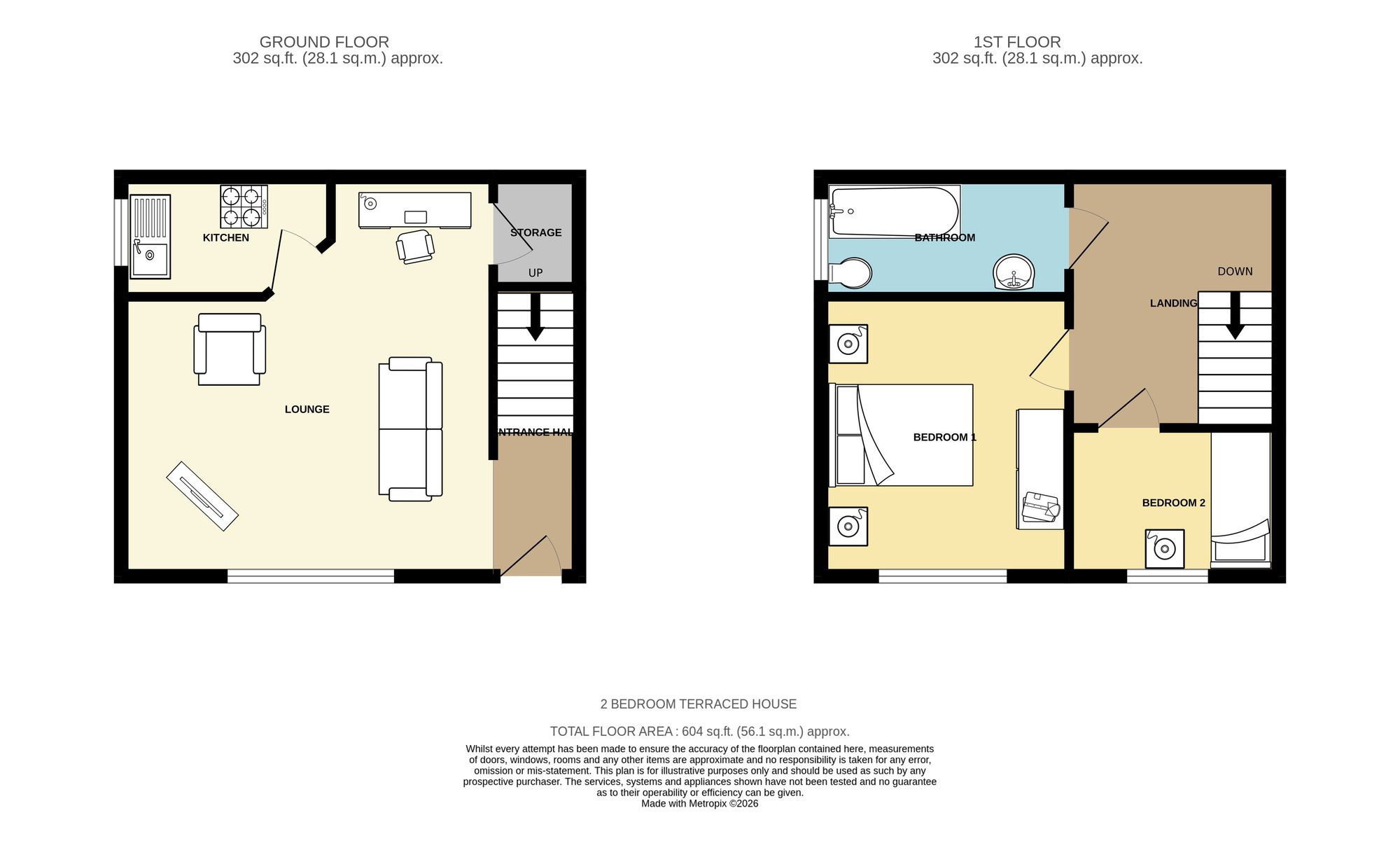 1 Back Carlinghow Lane, Batley floorplan