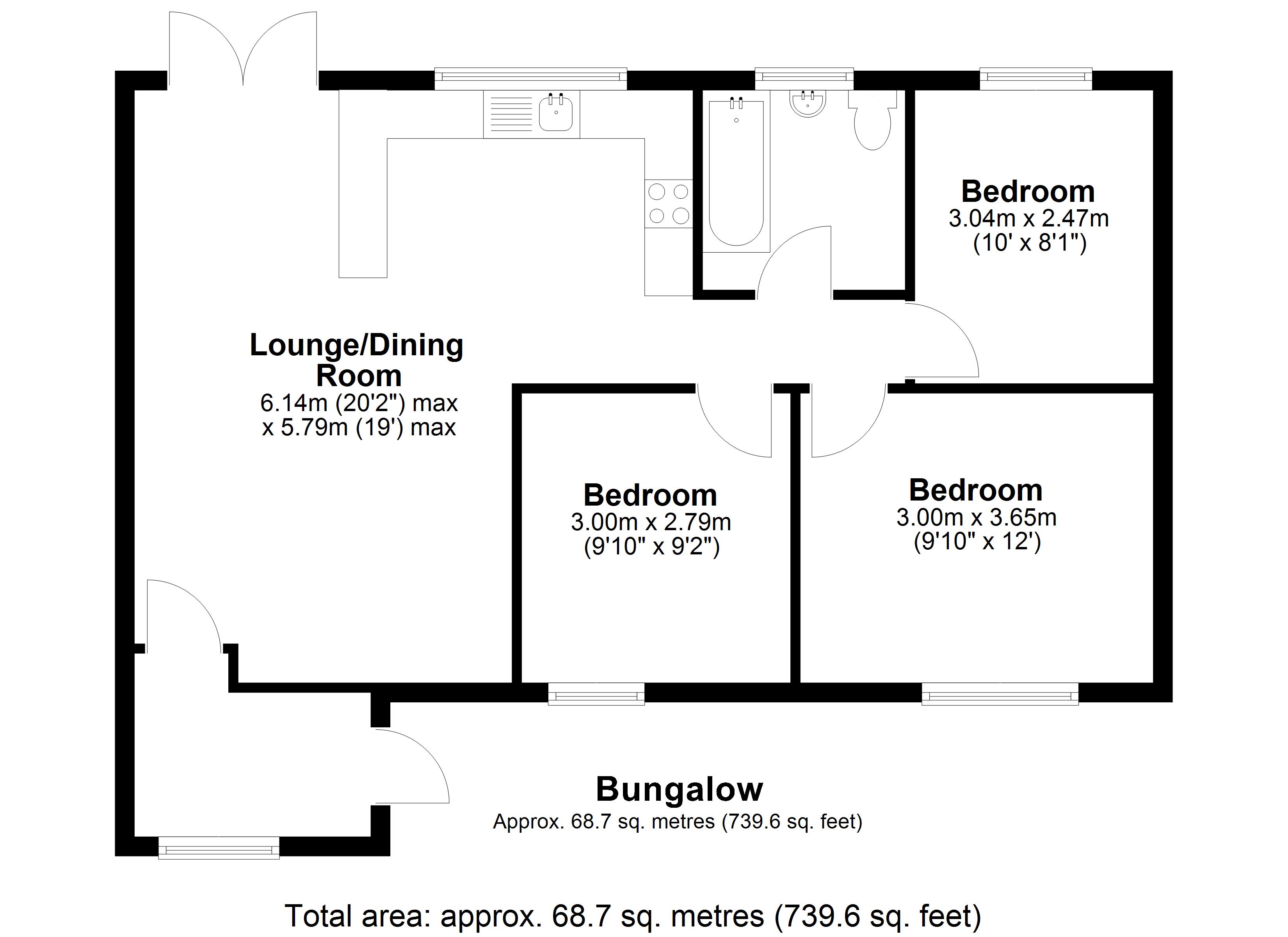 47, Studland Park, Westbury floorplan