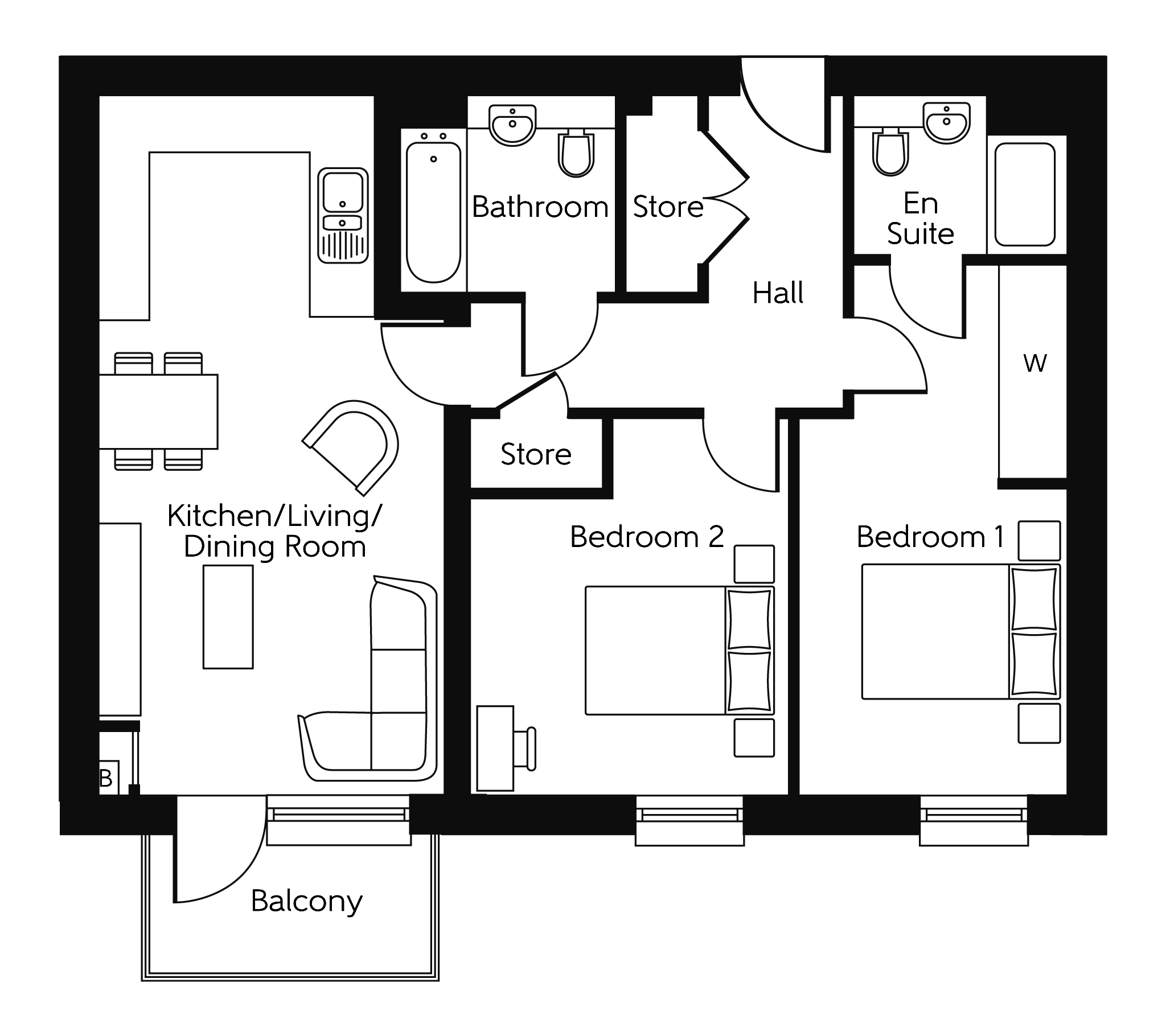 14, 9 Liberty Court, Greenhithe floorplan