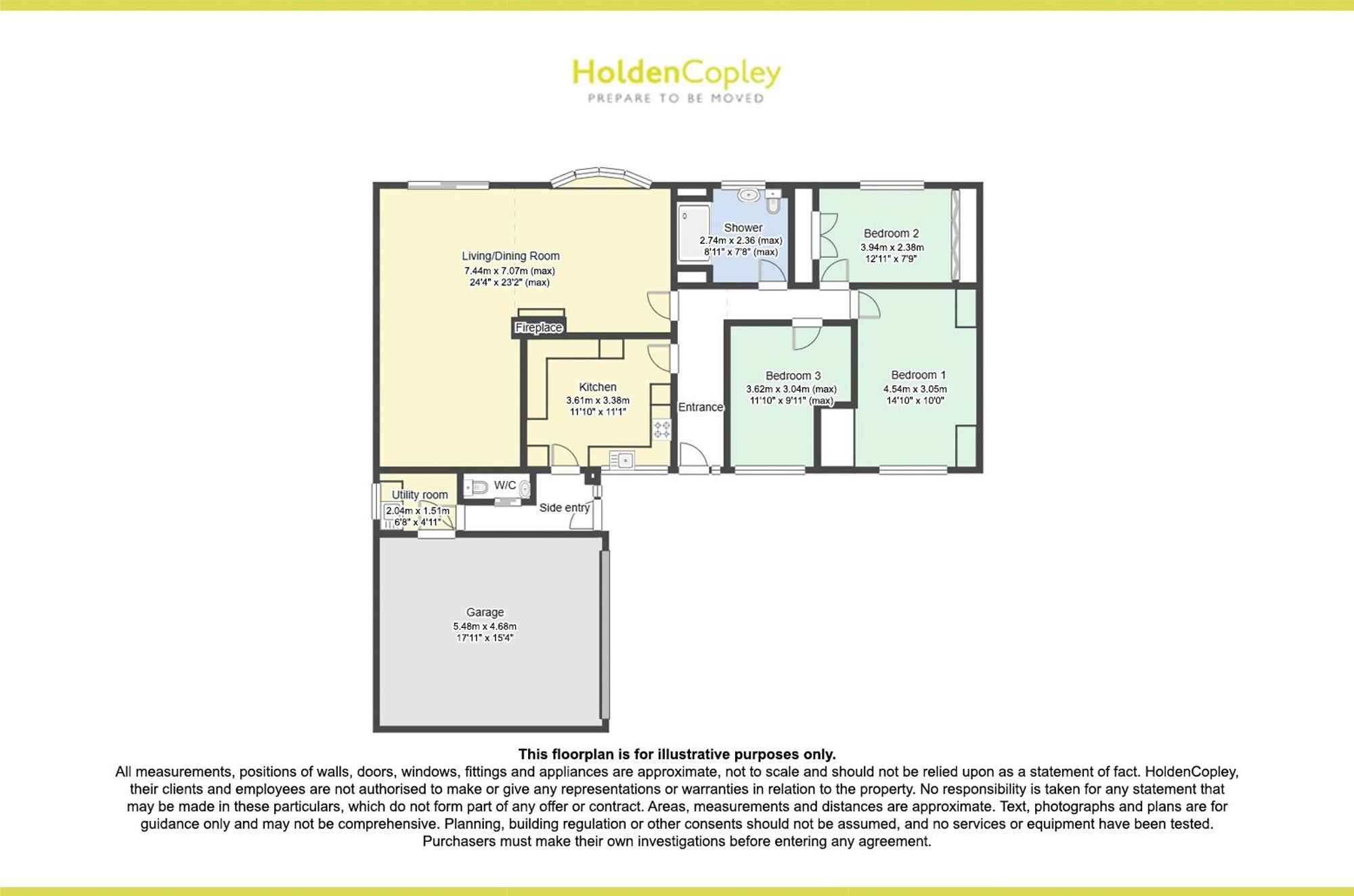 11 Heath Gardens, Derby floorplan