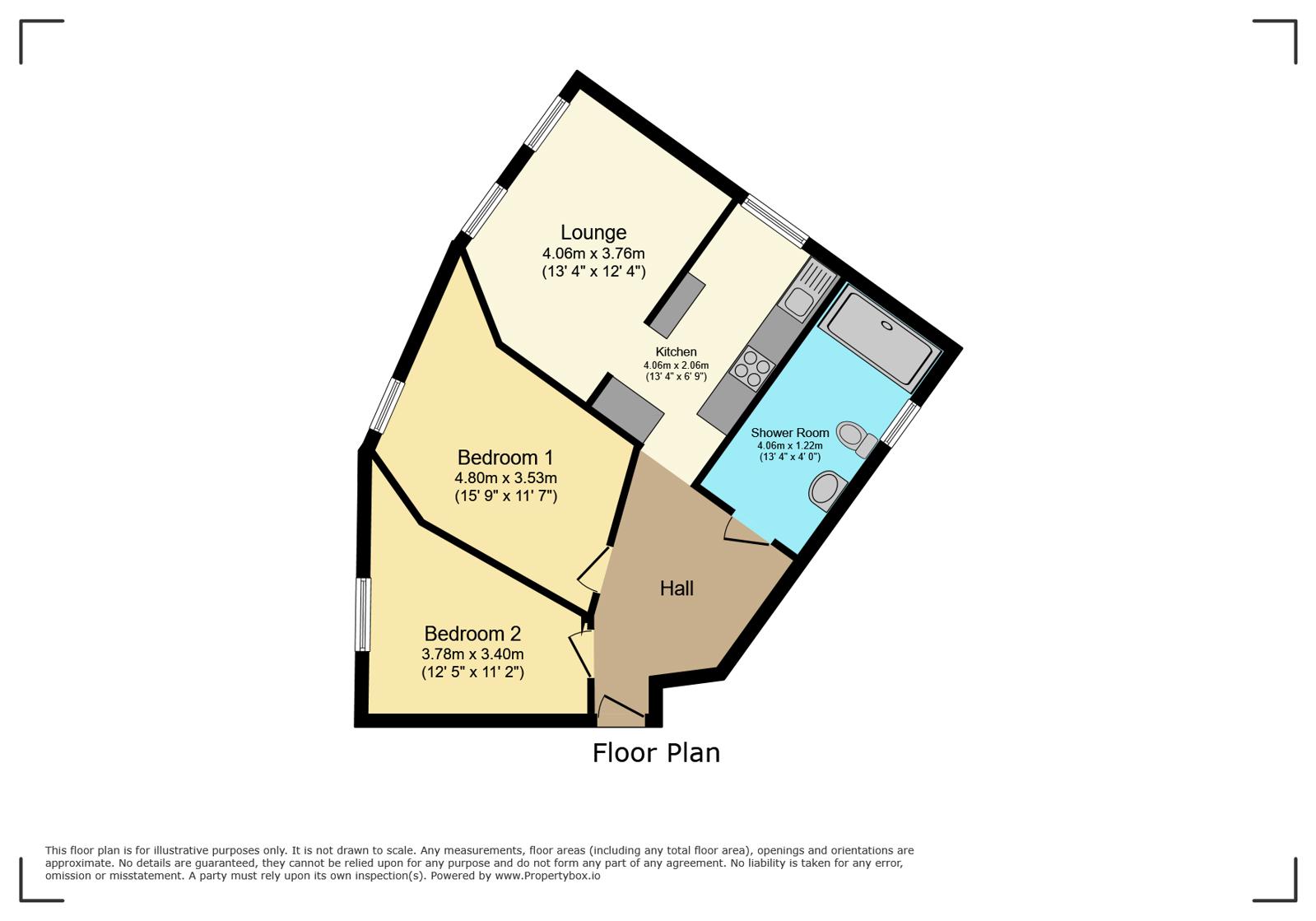 40B,, Abbey Street, Surrey floorplan