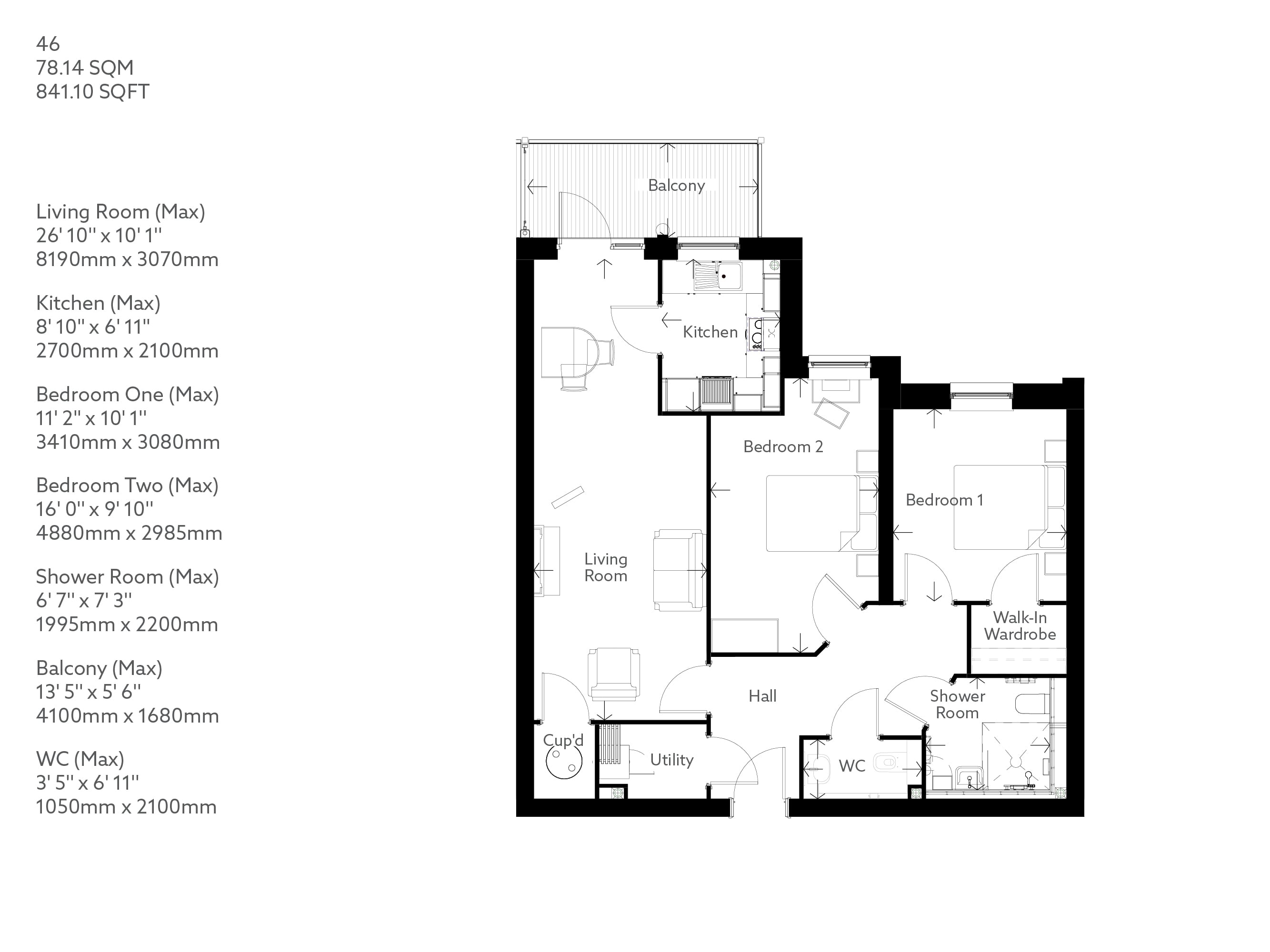 46, Dartmouth floorplan