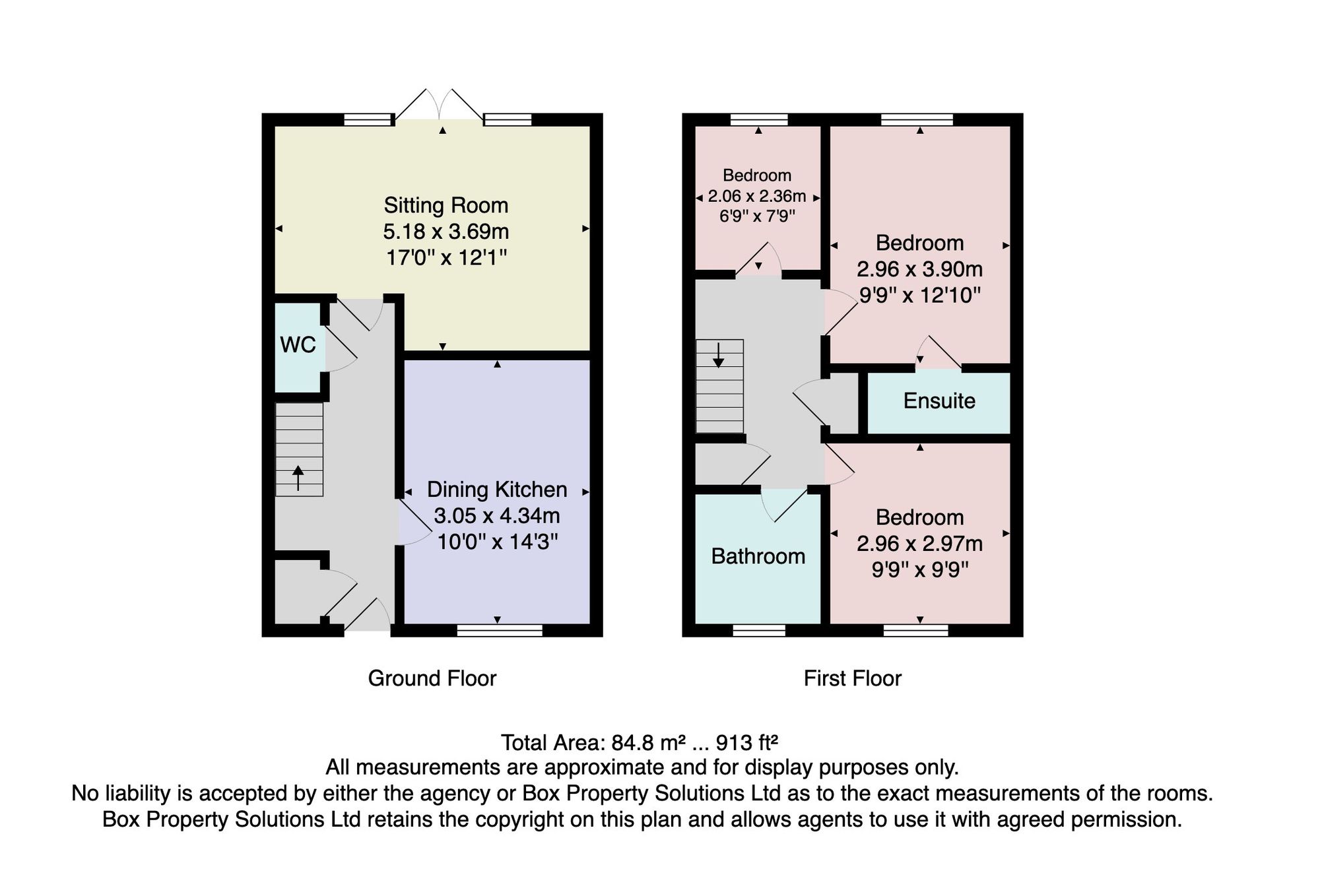 98 St. Georges Walk, Harrogate floorplan