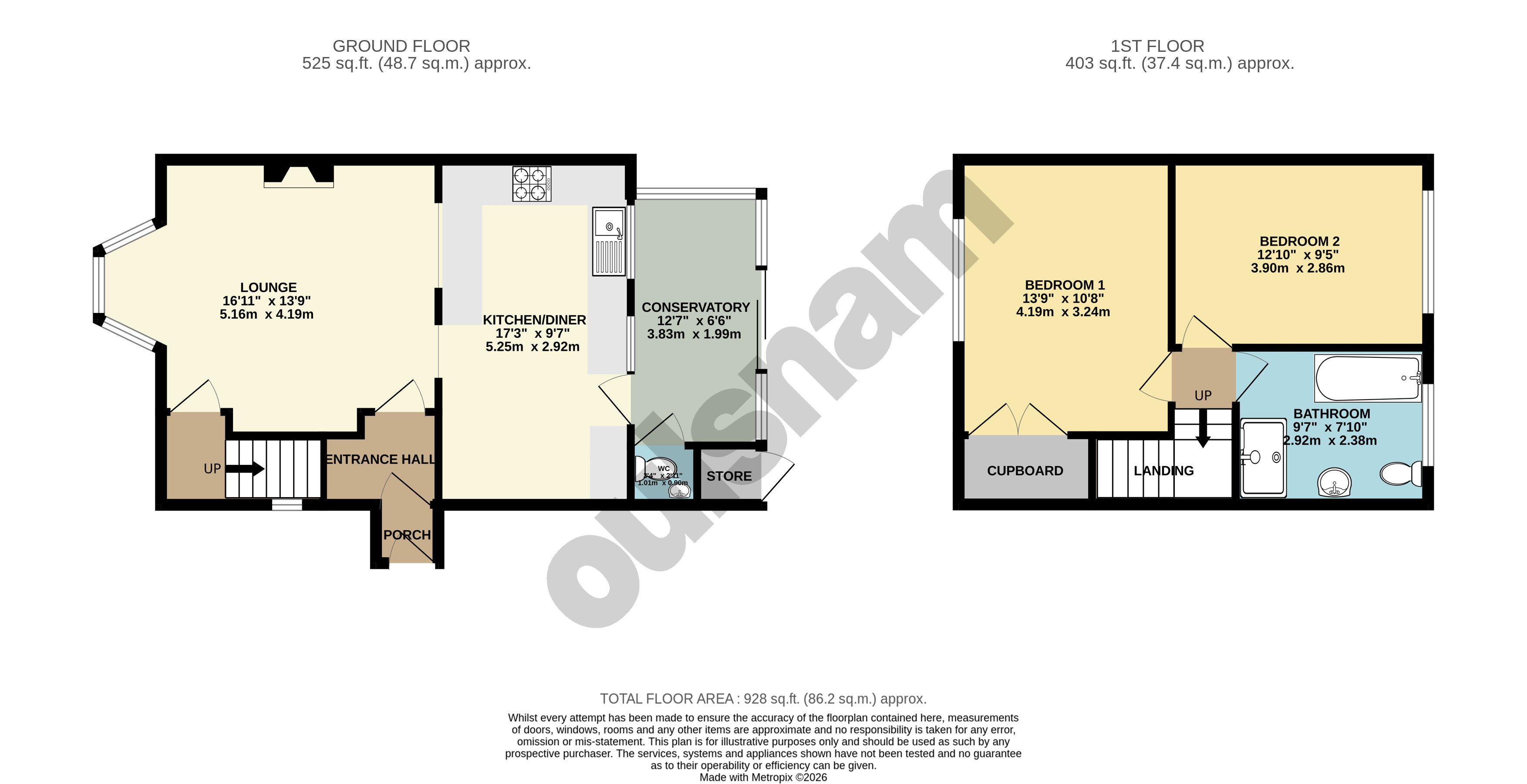 2, Dimsdale Road, Birmingham floorplan