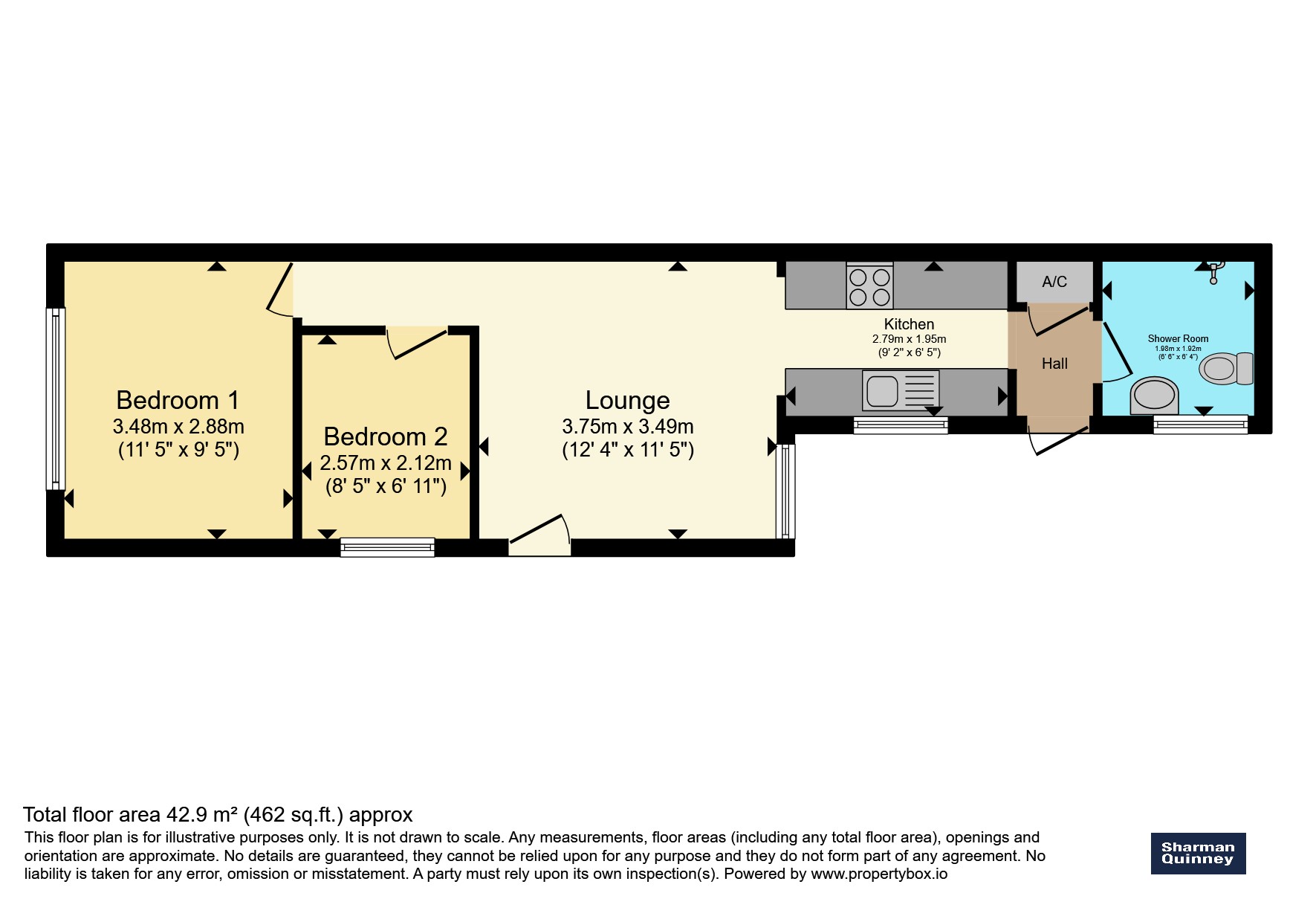 141, Burrowmoor Road, March floorplan