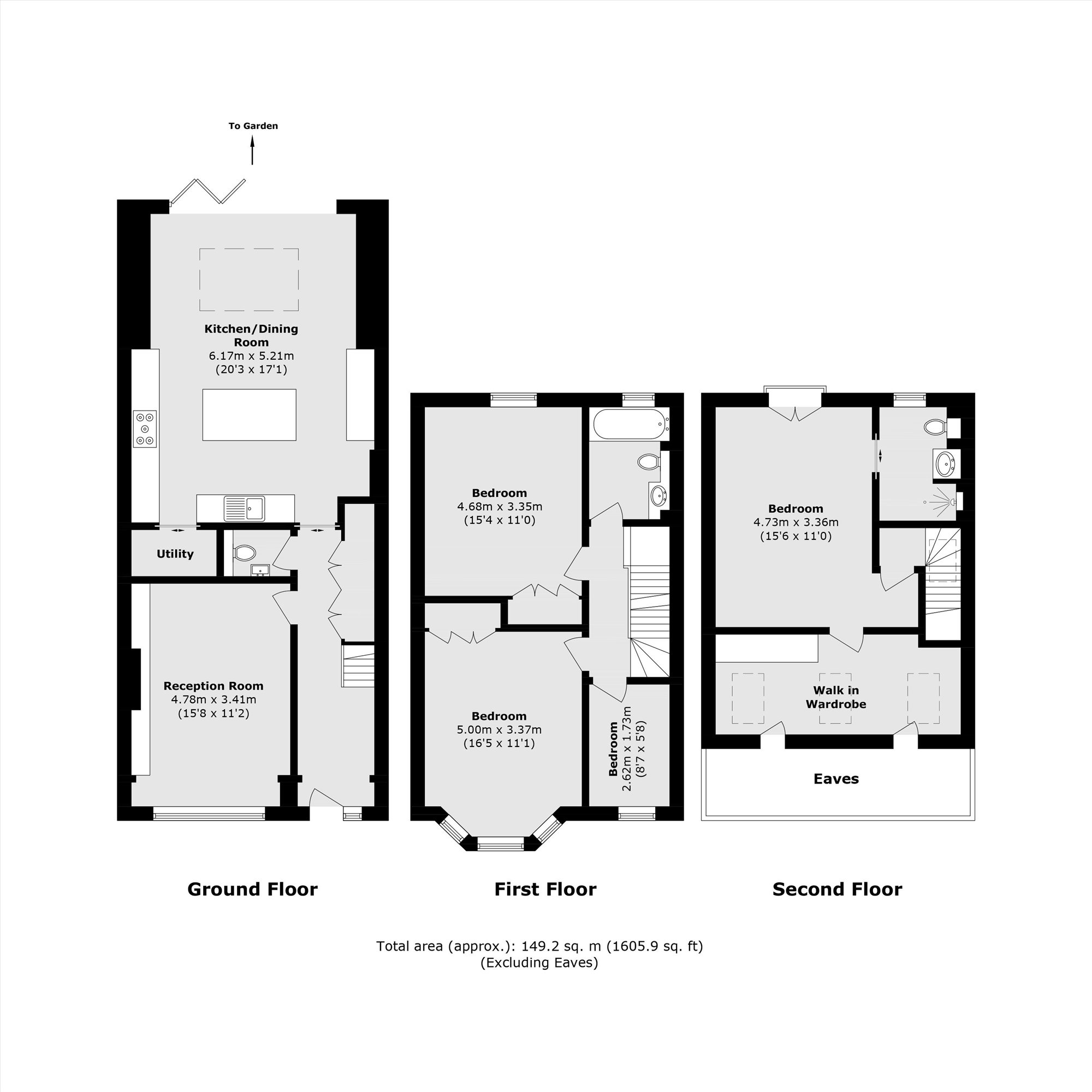 210, Links Road, London floorplan