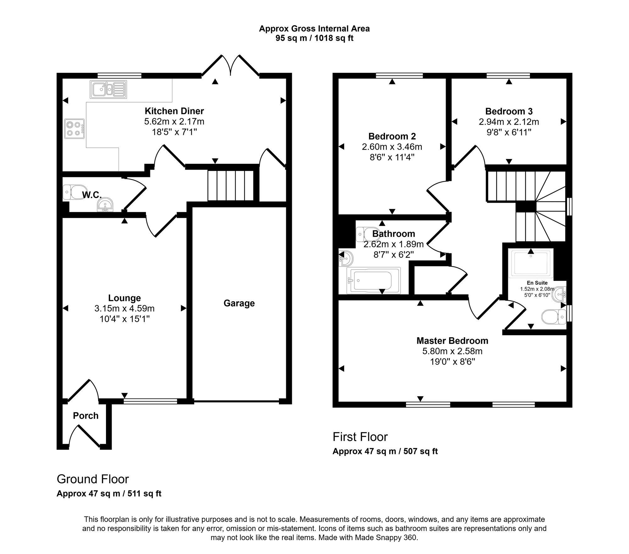 36 Magister Road, Weston-Super-Mare floorplan