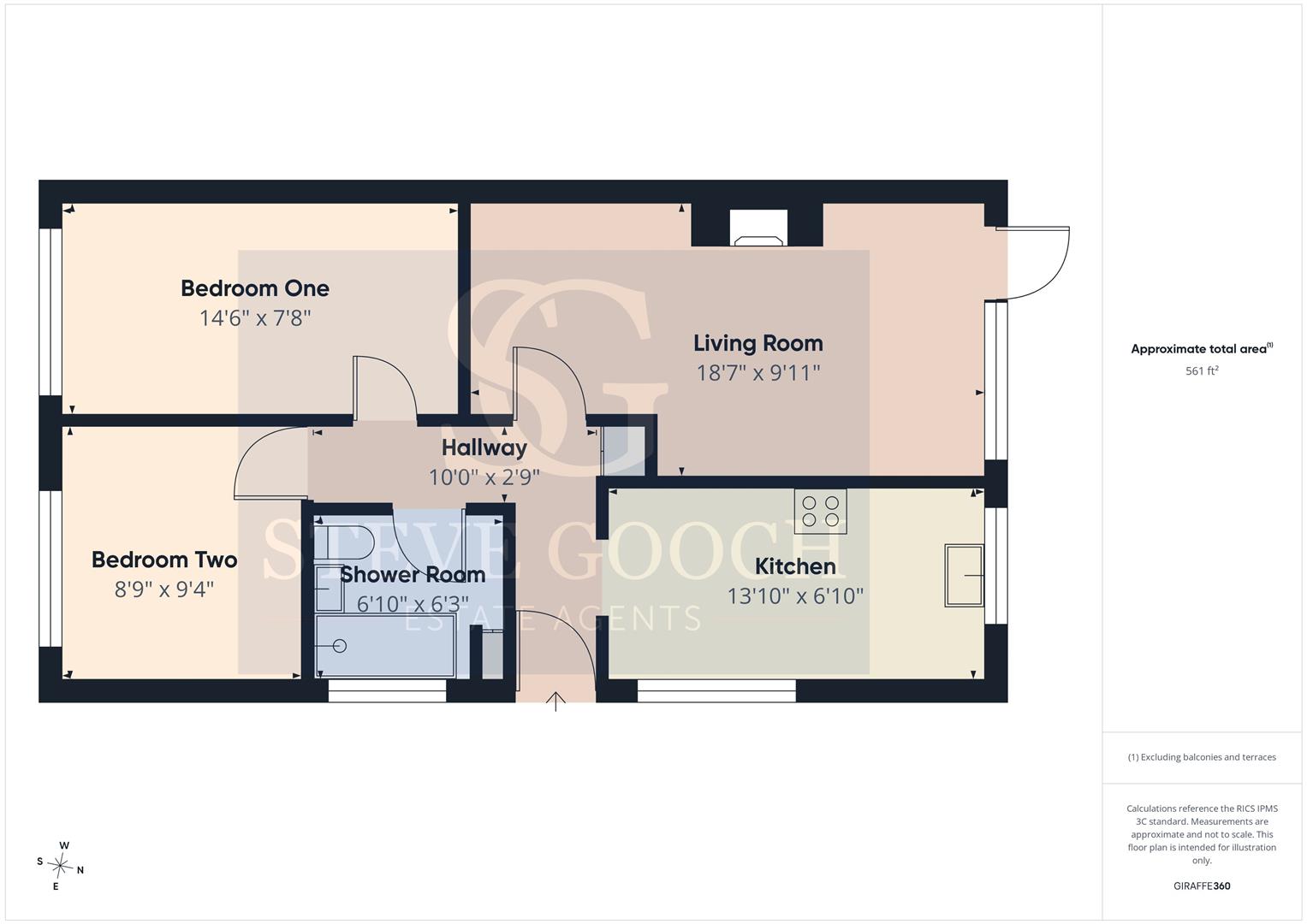 10, The Crescent, Mitcheldean floorplan