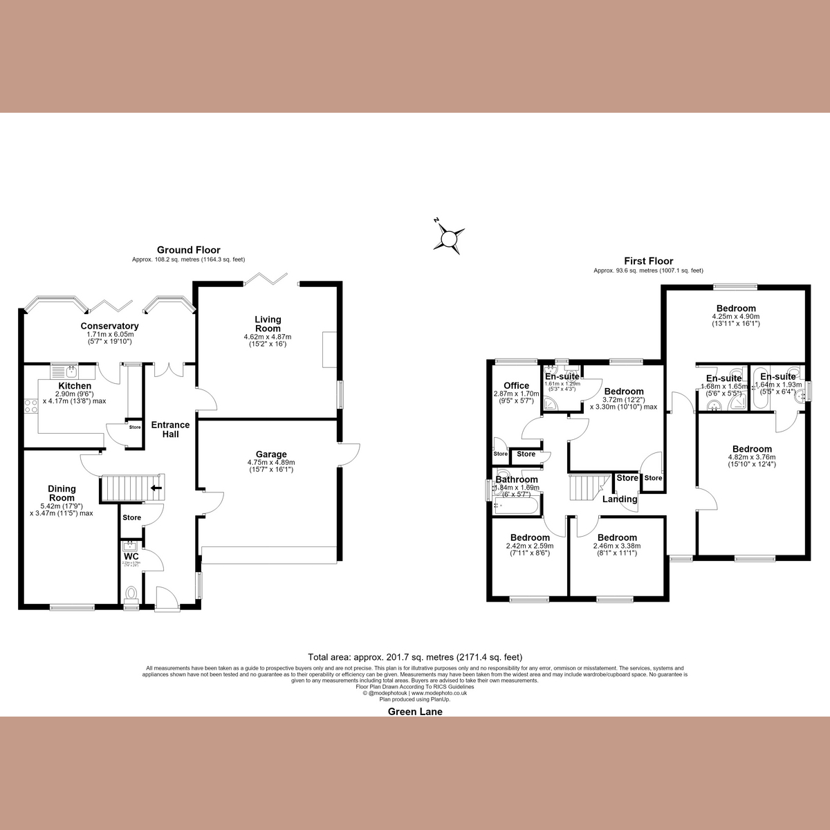 257, Green Lane, Leigh-on-sea floorplan
