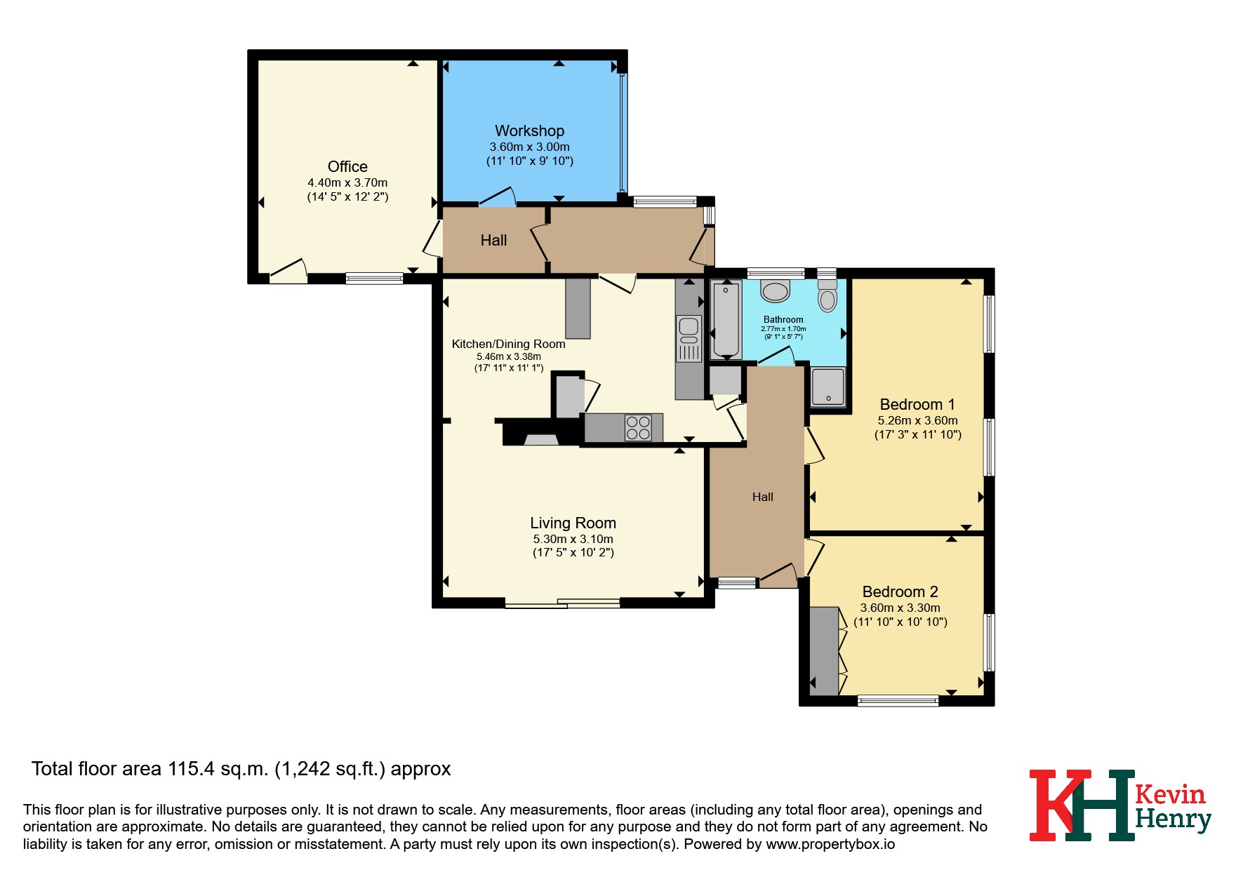 1, The Ridgeway, Cambridge floorplan