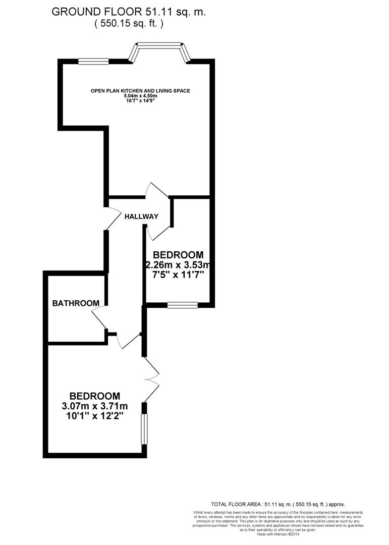 2 Bedrooms Flat for sale in Milward Road, Hastings TN34