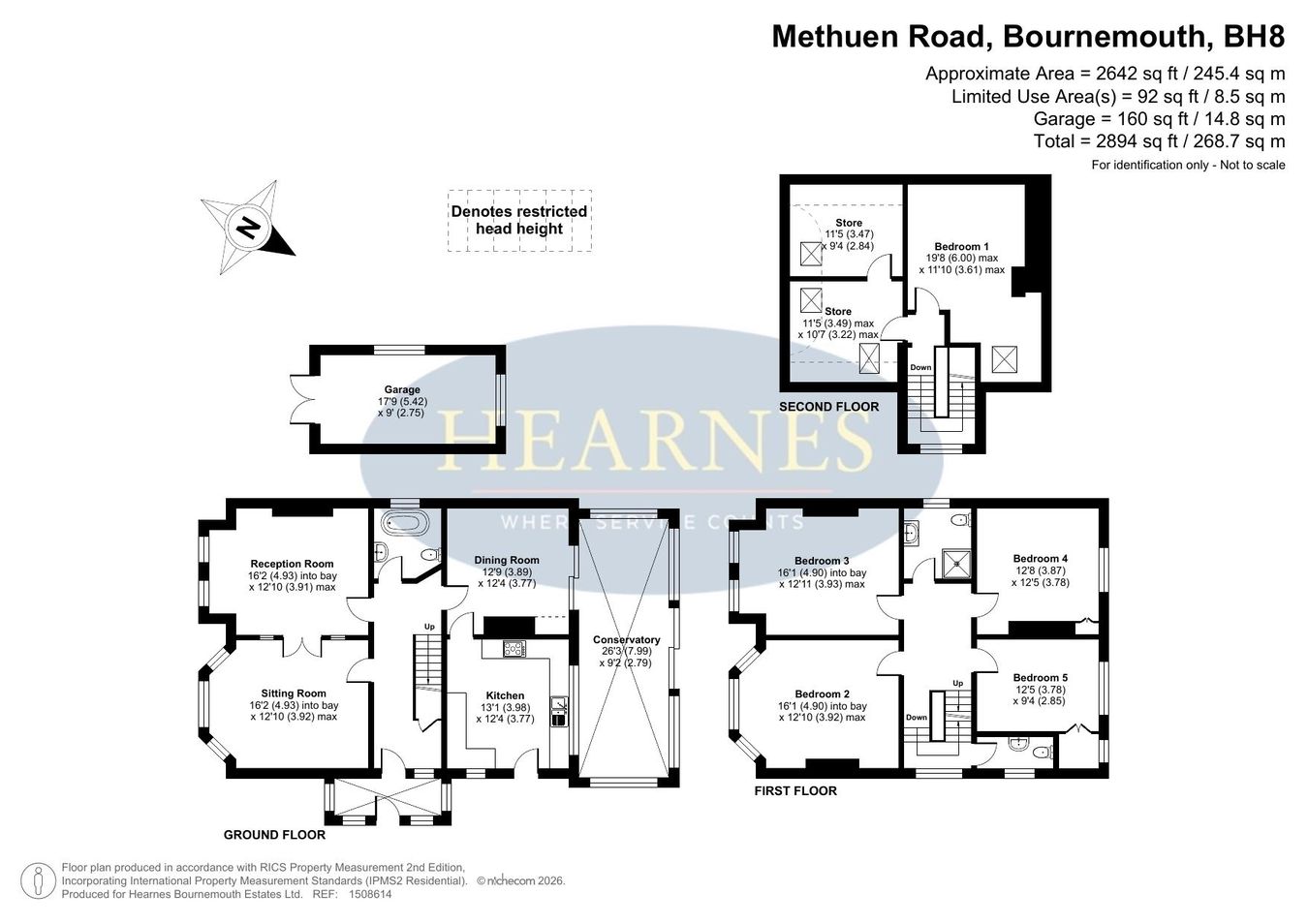 25, Methuen Road, Bournemouth floorplan