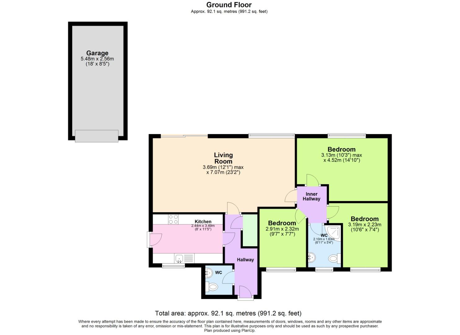 9, Gresham Gardens, Nottingham floorplan